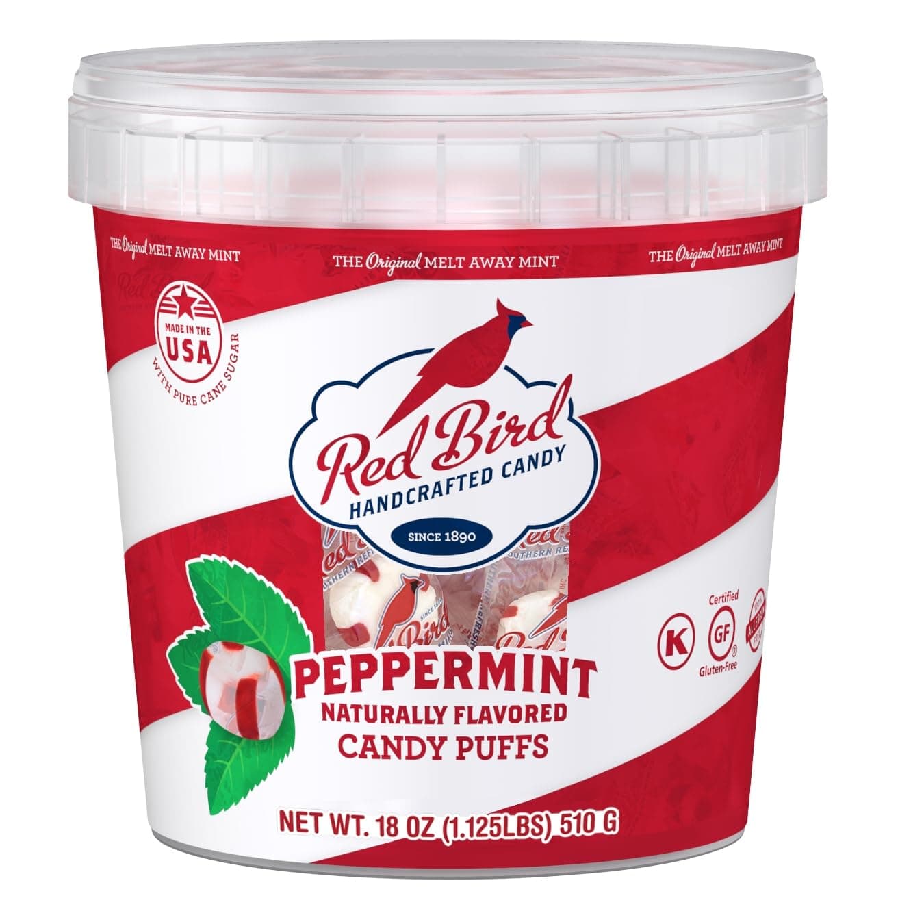 Red Bird Soft Peppermint Puffs (93 Count) 18 Oz