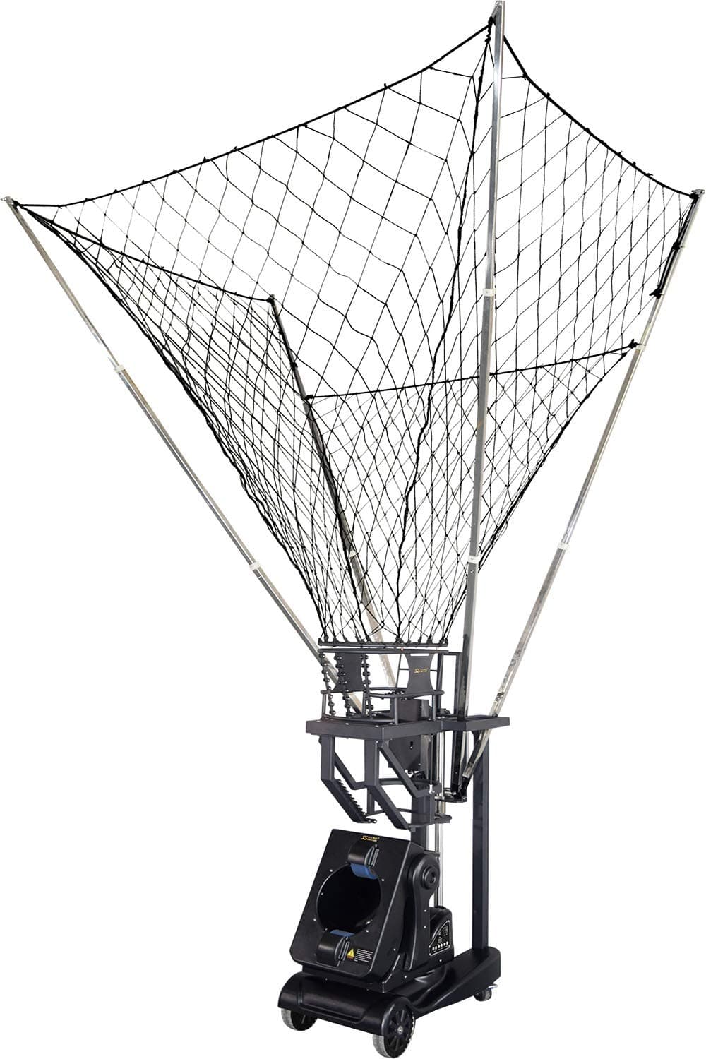 Siboasi Sports K2101 Basketball Shooting Machine - Automatic Ball Rebounder and Return Guard Net - Portable Basketball Training Drills Goals (93CM*185CM*70CM)