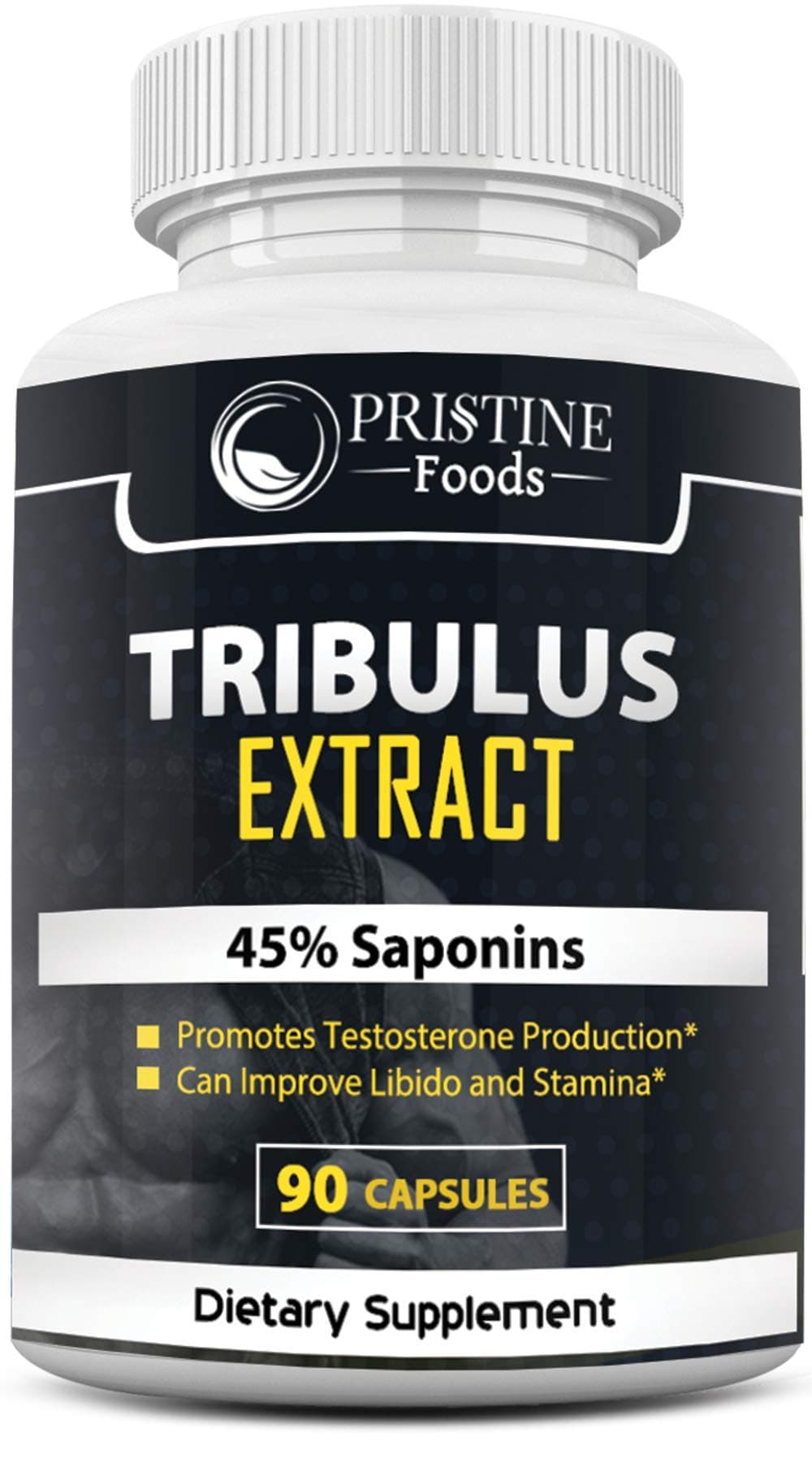 Tribulus Terrestris Extract with 45% Steroidal Saponin Formula Regulates Natural Energy Levels Endurance Strength Stamina and Promotes Muscle Gain 90 Capsules Made in USA