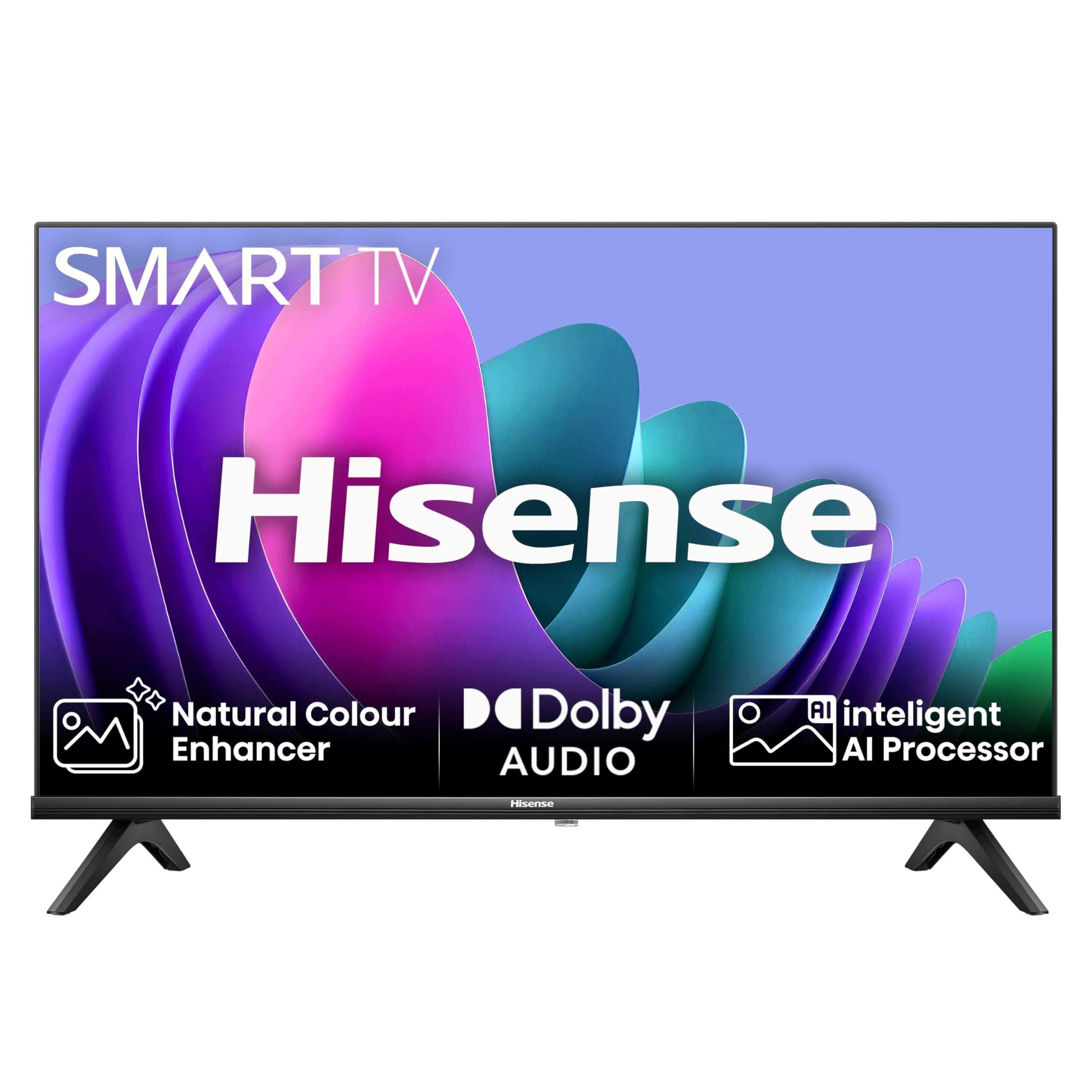 Hisense 40 Inch Smart TV 40E4NTUK - FHD Resolution, Natural Colour Enhancer, DTS Virtual:X & Dolby Audio, AI Sports Mode, VIDAA OS with Youtube, Netflix and Disney+ and Freeview Play (2024 Model) [Energy Class F]