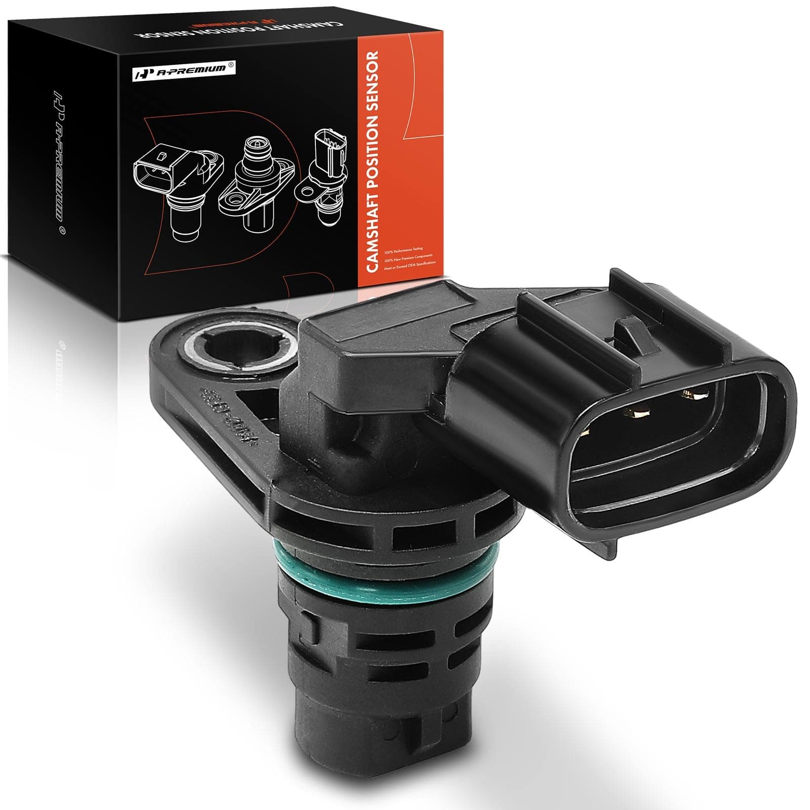 A-Premium Camshaft Position Sensor Compatible with Hyundai Santa Fe 10-12, Sonata 06-14, Tucson 10-15 & Kia Forte 10-13, Optima 06-16, Rondo 07-10, Sorento 11-15, Sportage 11-16, Replace# 3935025010