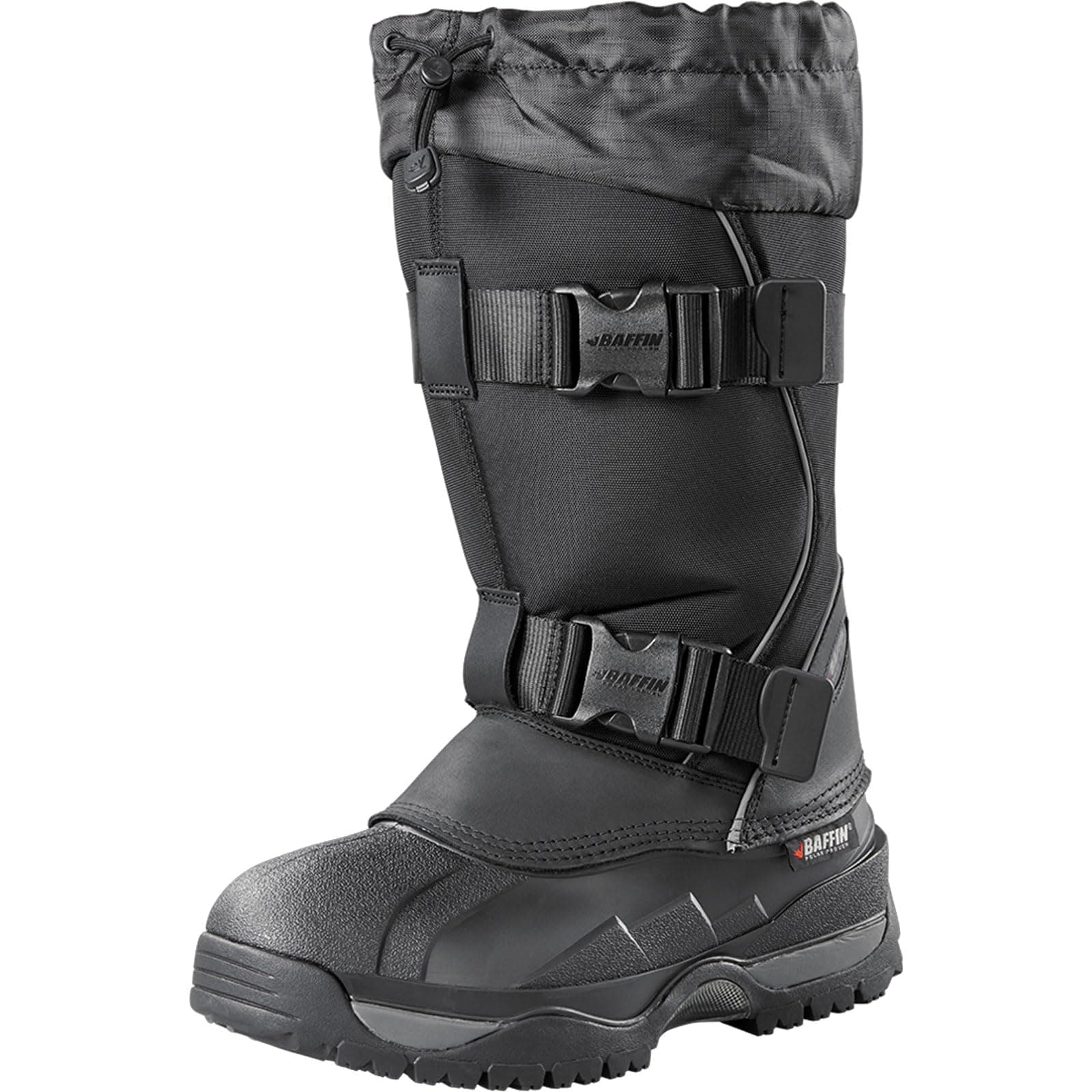 Baffin Impact Men's Boots, Mid-calf Height, Available in Black & White color, for Extreme Cold weather, Snow and/or Ice-covered environments, Snowshoe Compatible
