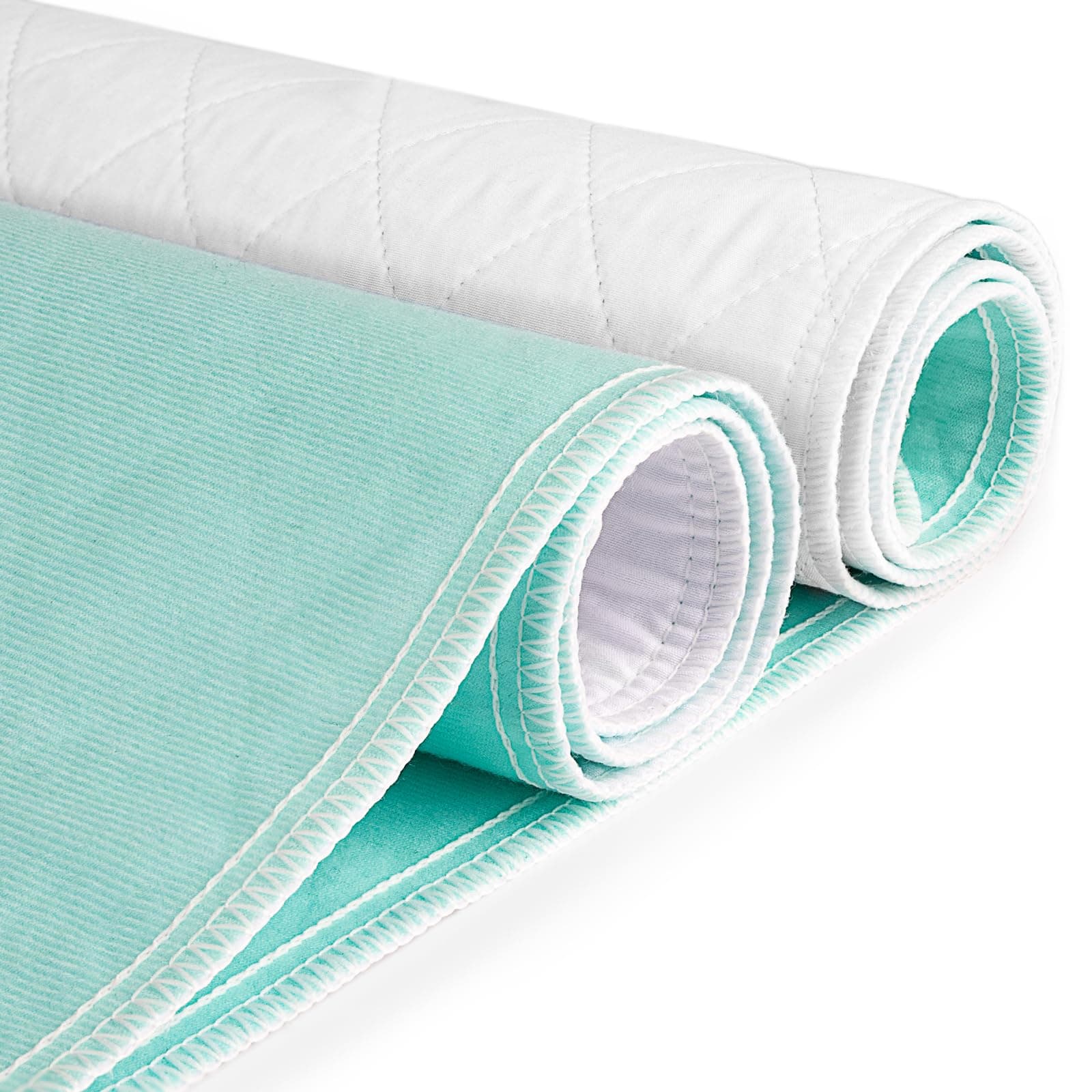 CoolShields Waterproof Bed Pad Washable 34" x 52"(Pack of 1), Incontinence Bed Pad with 8 Cups Absorbency, for Adult, Children and Pets[Oeko-Tex Certified]