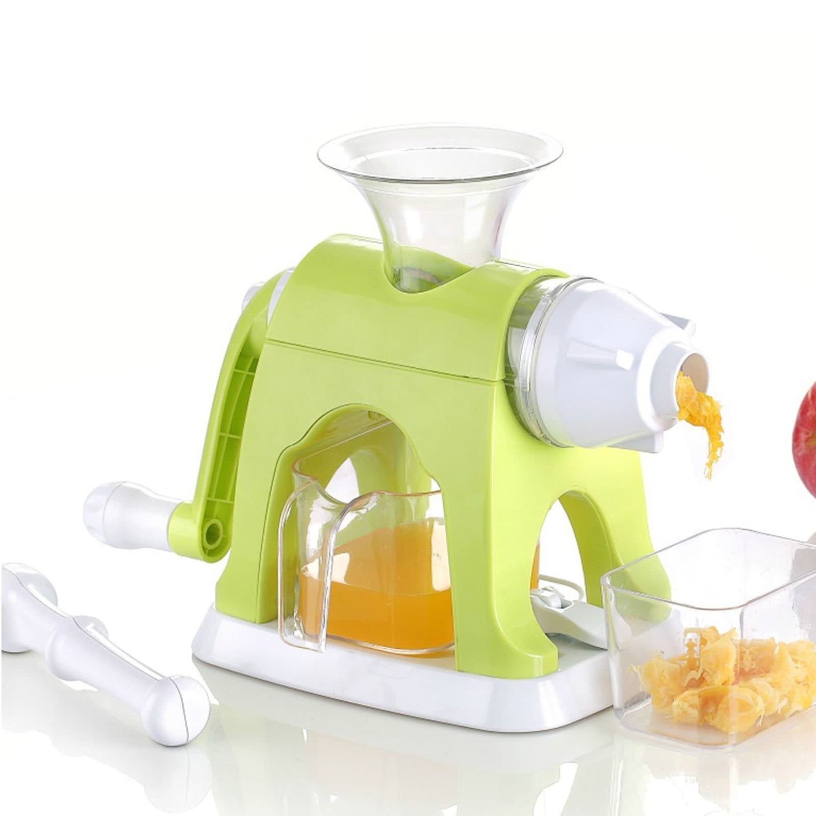 NEW Green Manual Hand Crank Juicer Mincer Hand Squeezer Juice Extractor