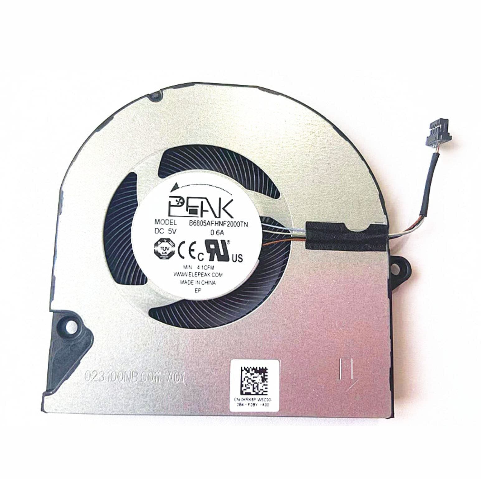 Fleshy Leaf New CPU Cooling Fan Replacement for DELL Inspiron 15 5510 5515 5518 Inspiron 14 5410 5415 5418 7400 7415 2-in-1 2021 Series EG50050S1-CH90-S9A 023.100NB.0001 KRK6P 0KRK6P