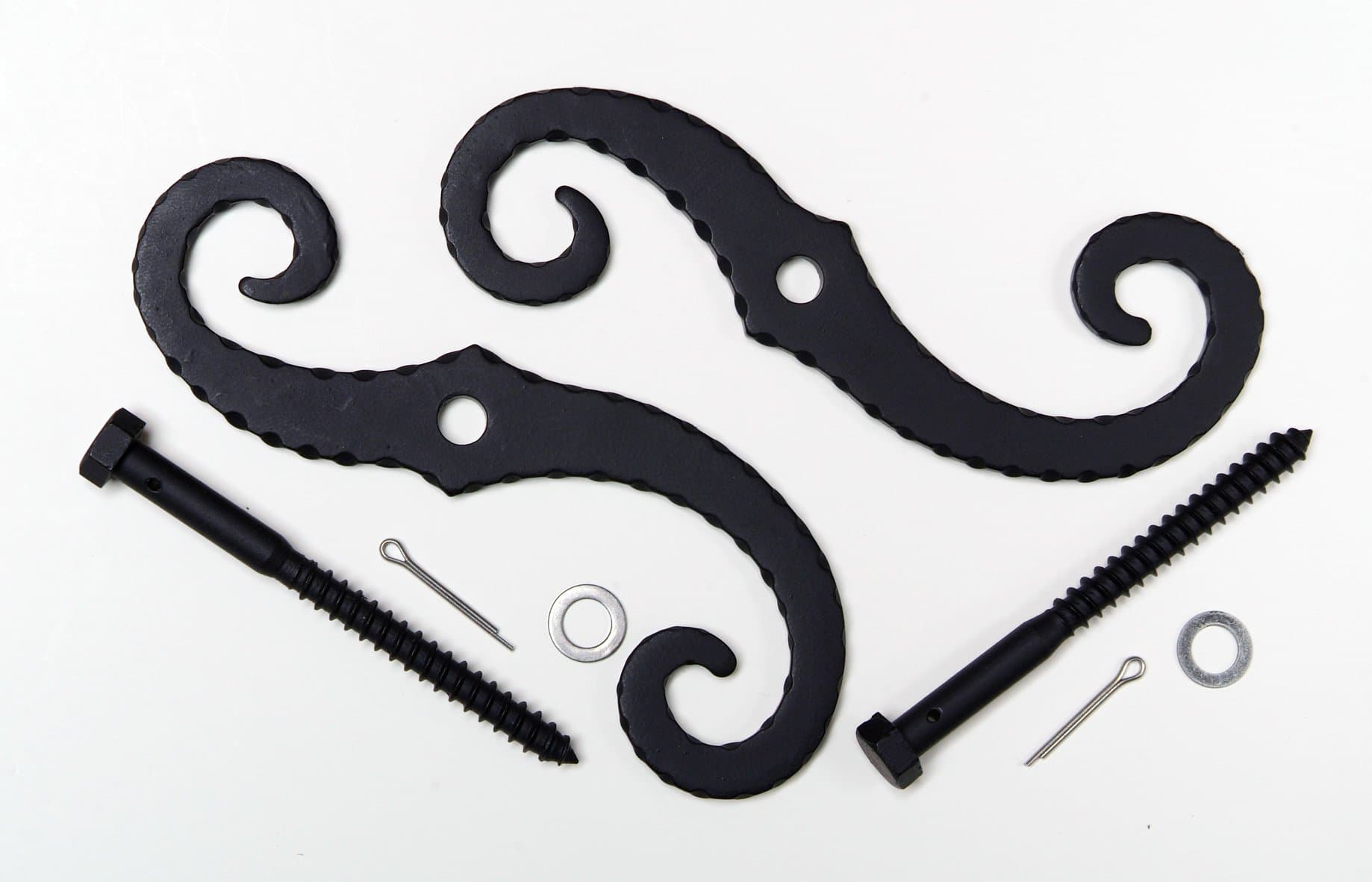 S Holdbacks Shutter Dogs Stainless Steel for Exterior Shutters (Pair)