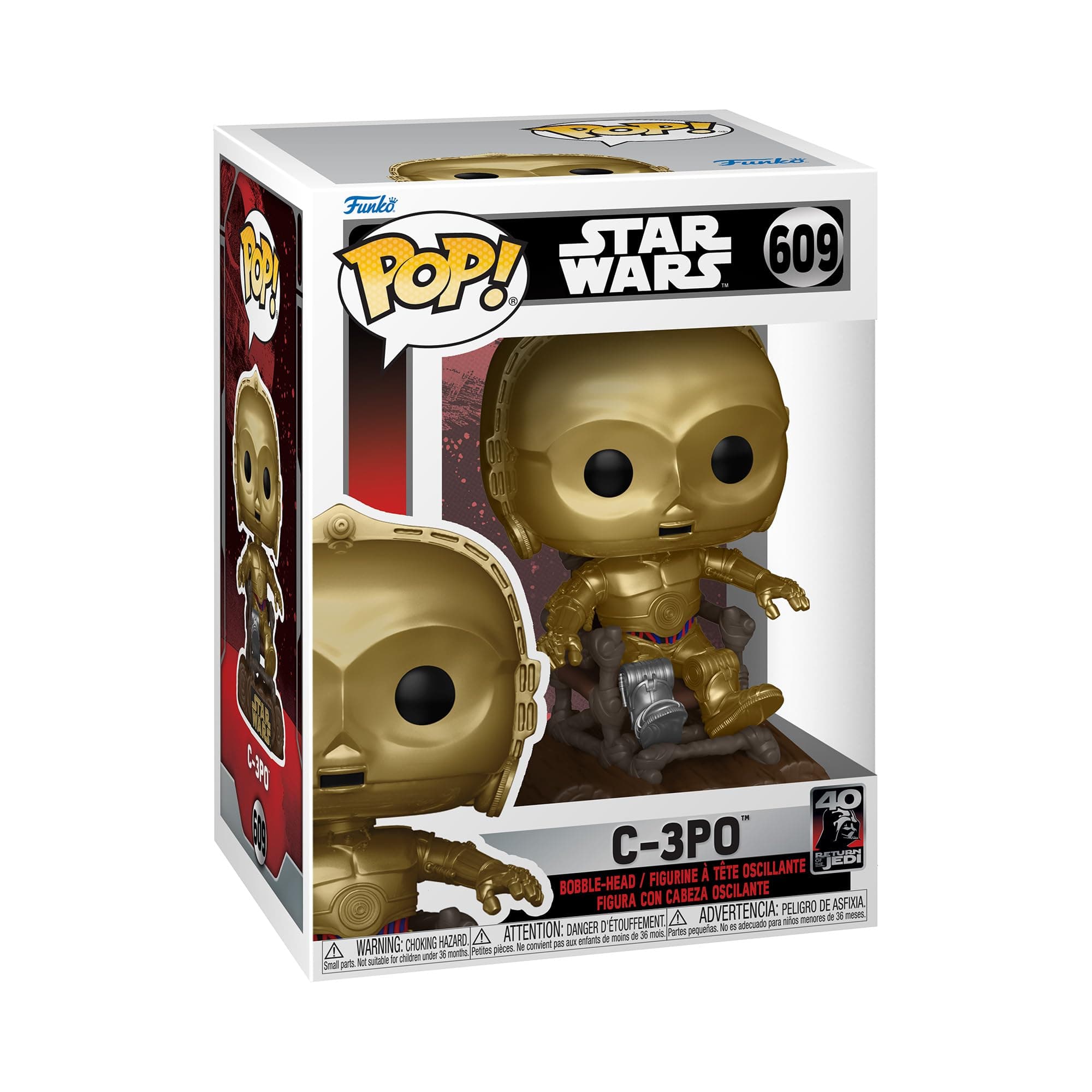 Pop! Star Wars: Return of The Jedi 40th Anniversary, C-3PO in Chair