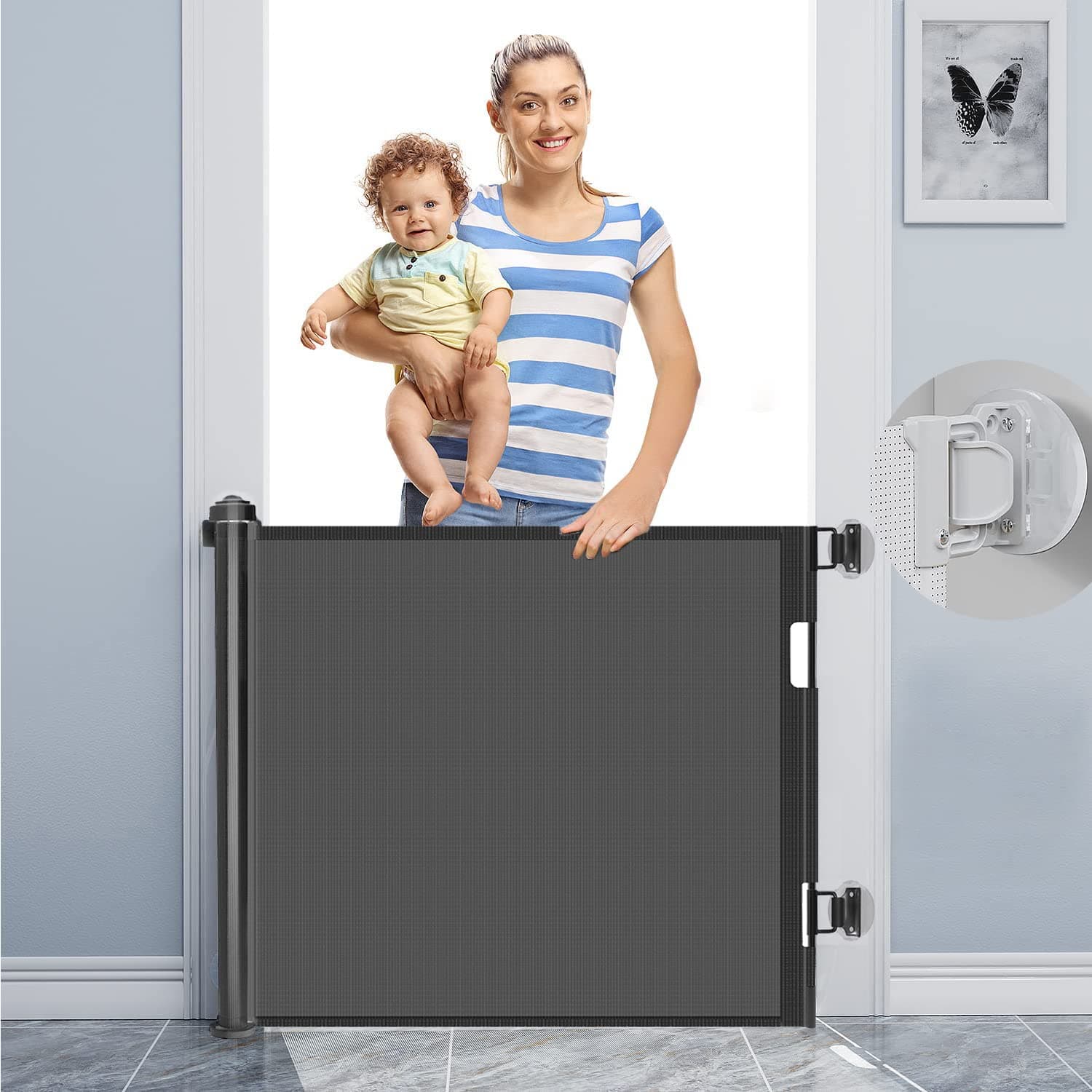 Beauenty Retractable Baby Gate