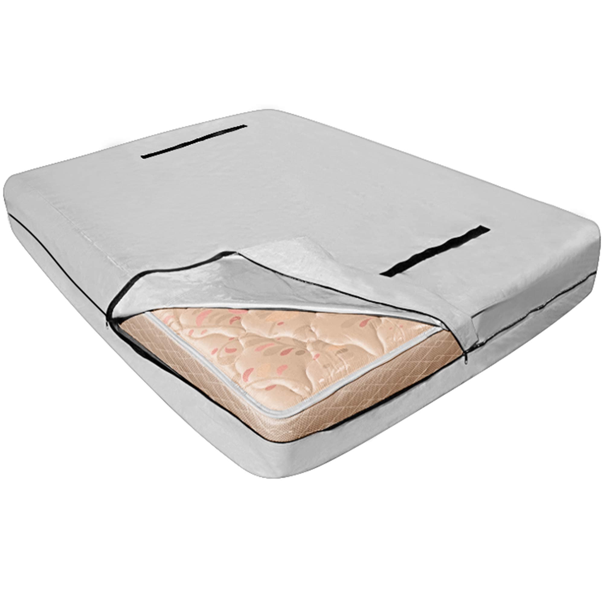 VIVOHOME Queen Size Waterproof Mattress Bag, Reusable Mattress Cover with 8 Reinforced Handles and 2 Heavy Duty Zippers for Moving and Storage, 82x63x16 inch