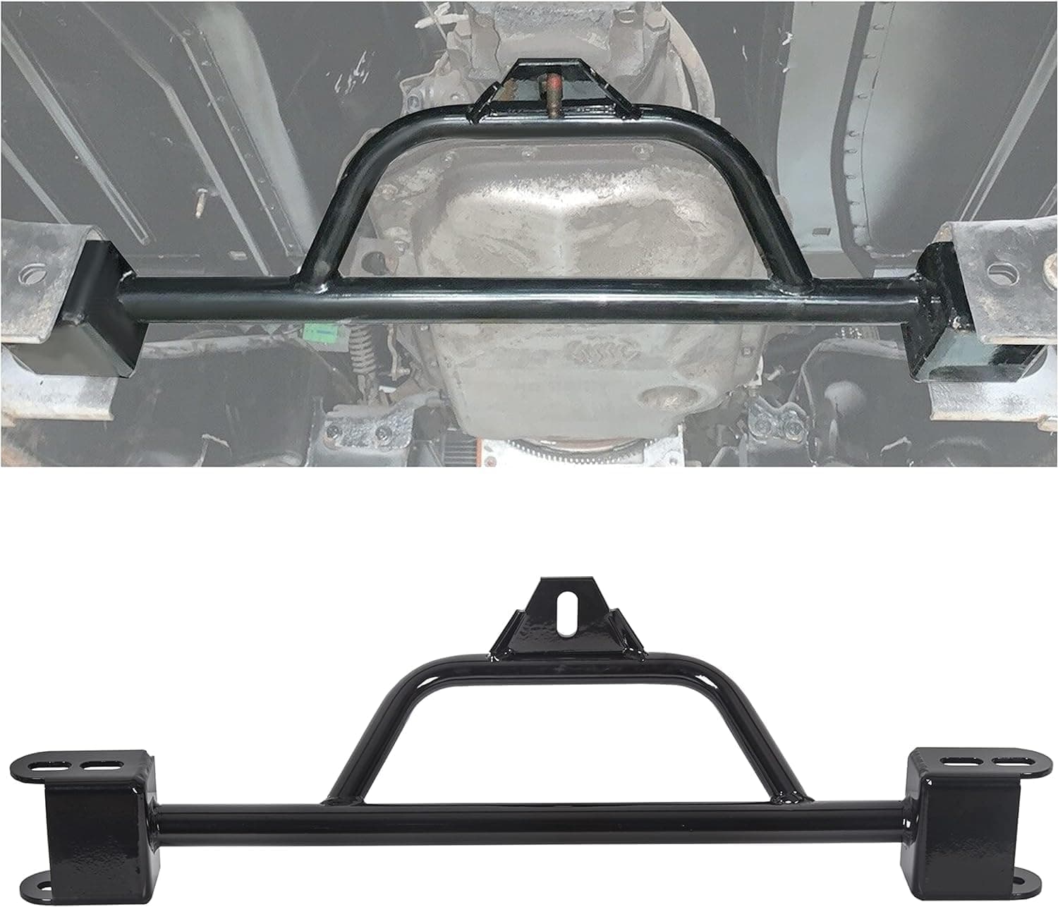 ECOTRIC 4L60E to 4L80E Transmission Crossmember Compatible with 2000-2013 Chevrolet Silverado/GMC Sierra 2WD