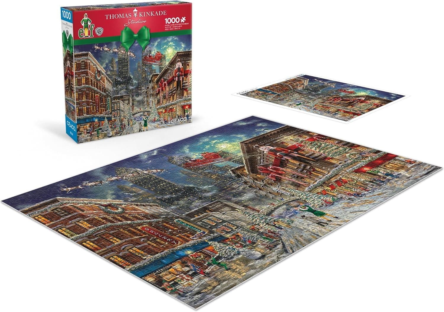 Thomas Kinkade Christmas - Elf - 1000 Piece Jigsaw Puzzle