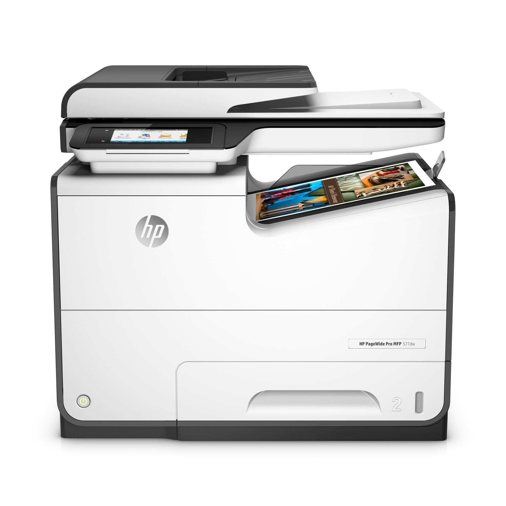 HP PageWide Pro 577dw Color Multifunction Business Printer with Wireless & Duplex Printing (D3Q21A) (Renewed)