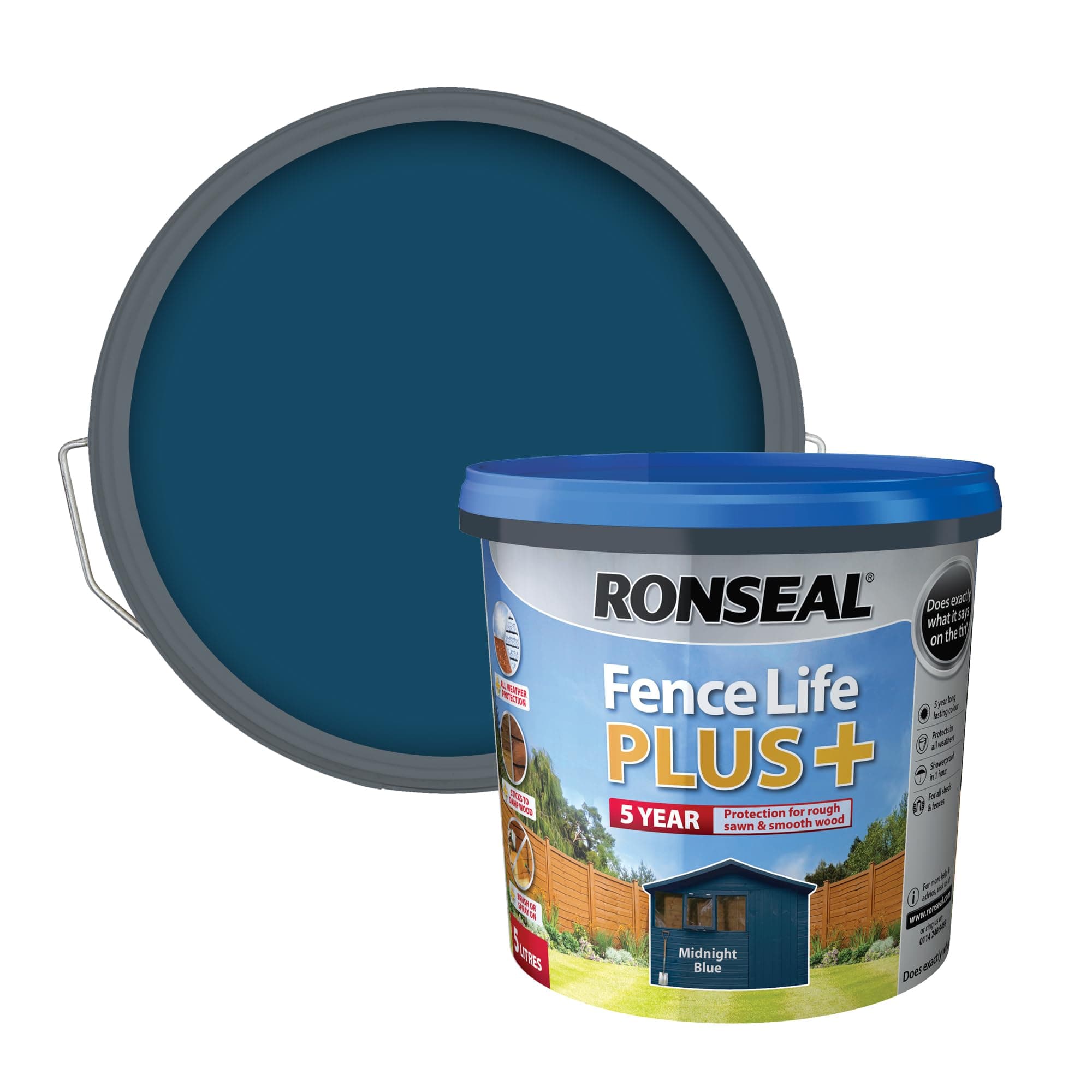 Fence Life Plus+ Midnight Blue 5 Litre