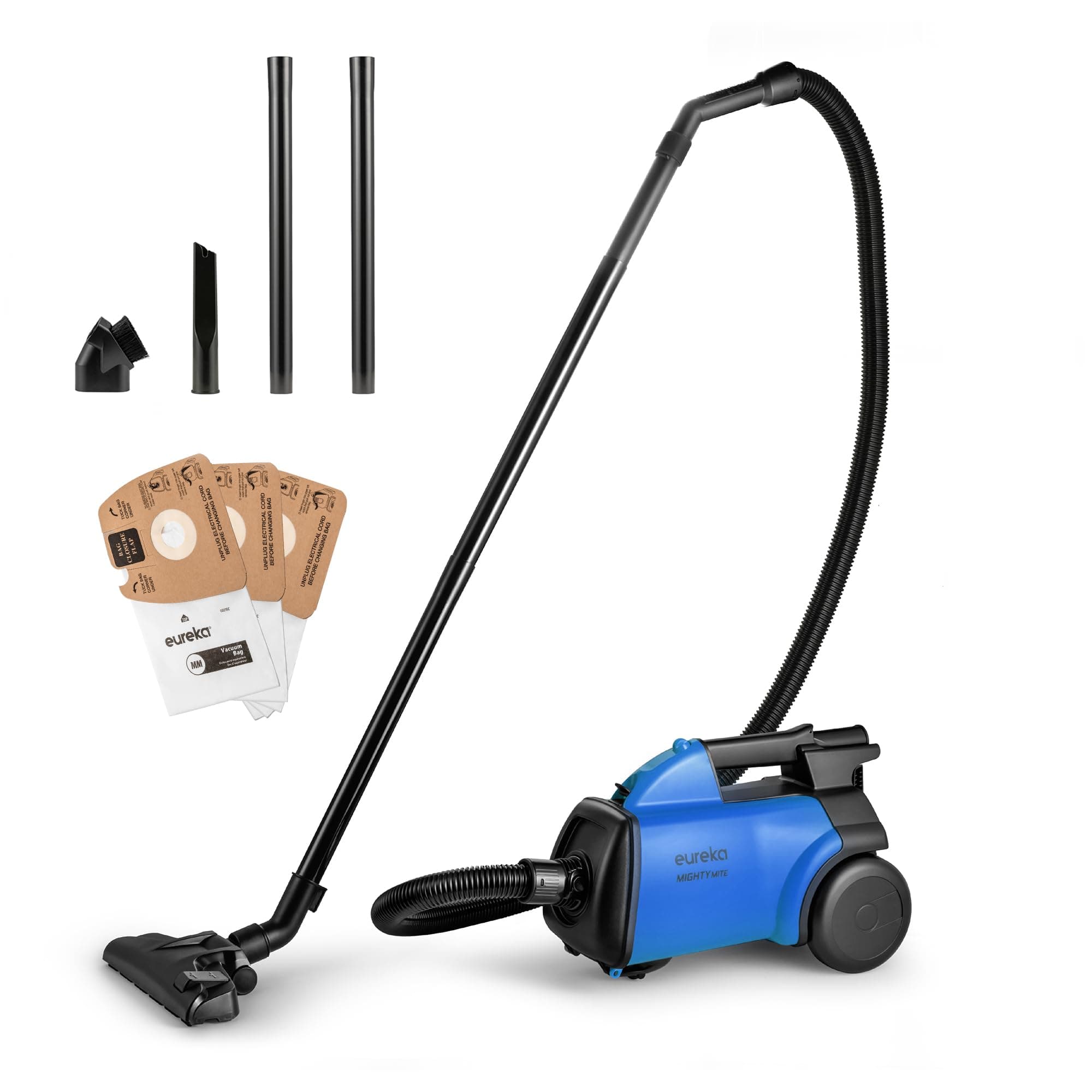 Bagged Canister Vacuum Cleaner, 3670H w/ 2bags, 3670h-blue