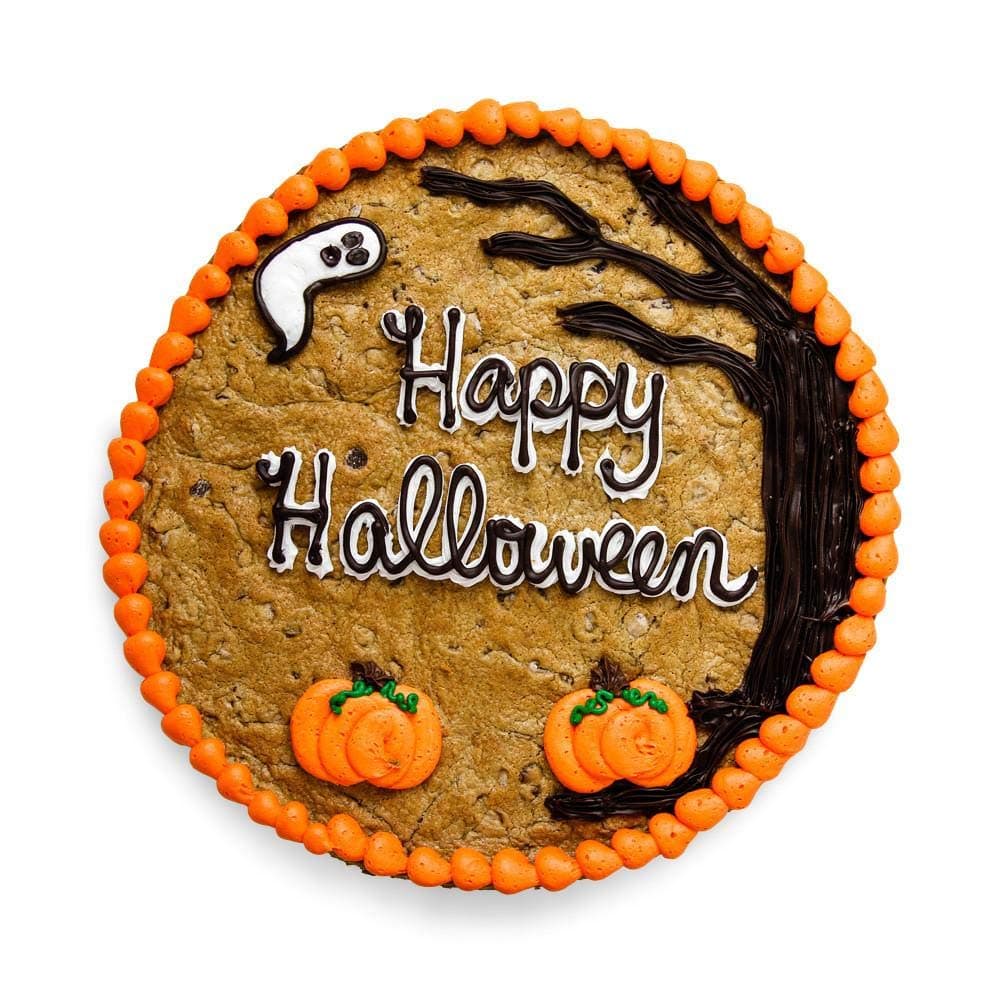 The Great Cookie 13-inch Happy Halloween Giant Cookie Cake (Chocolate Chip)