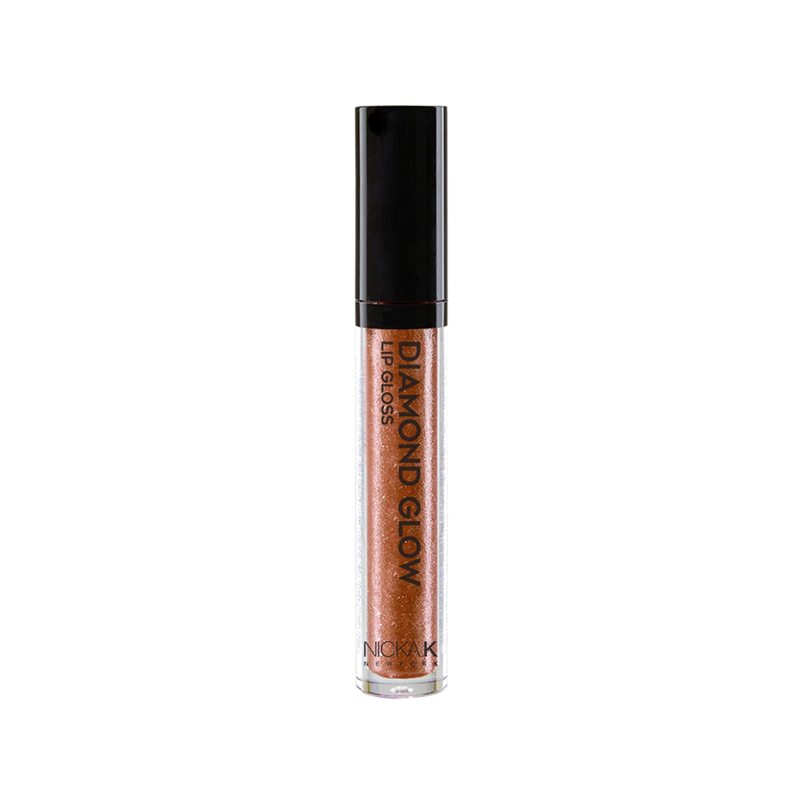 Nicka K Diamond Glow Lip Gloss, Admirable, 3.7g