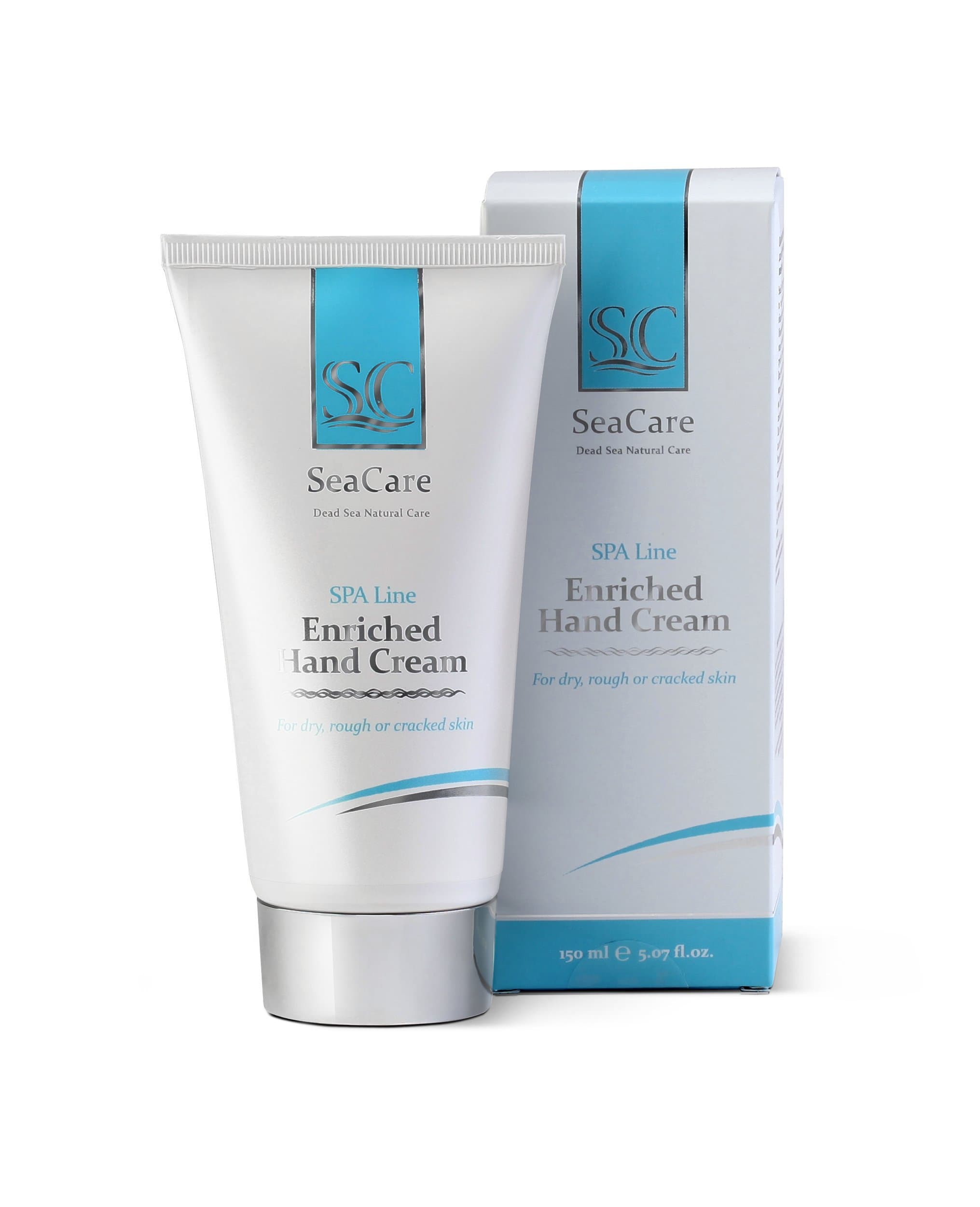 HAND CREAM by SeaCare - with SHEA BUTTER - ALOE VERA MOISTURISER LOTION - for DRY HANDS (150ml)