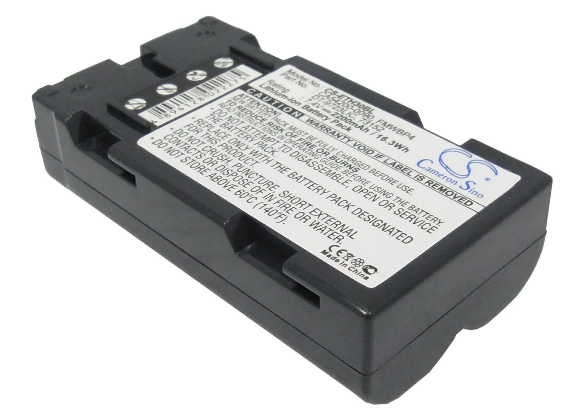 Cameron sino Replacement Battery for Intermec Trakker Antares 2420, Trakker Antares 2425, Trakker Antares 2430, Trakker Antares 2435 7.4V/2200mA