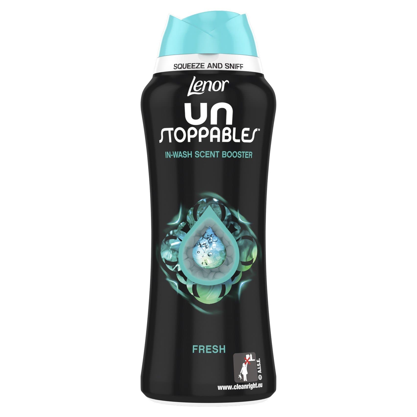 Lenor Unstoppables Fresh In-Wash Scent Booster Beads for Up to 12 Weeks of Freshness (in Storage), 750g