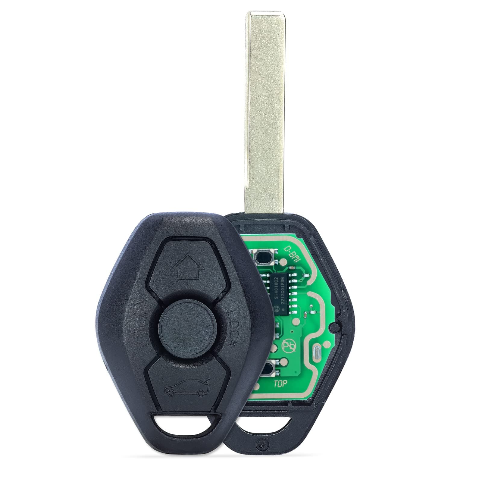 315/433MHz Adjustable ID44 Chip EWS System Remote Car Key Fob 3 Button for BMW 325 330 318 525 530 540 E38 E39 E46 M5 X3 X5 (1)