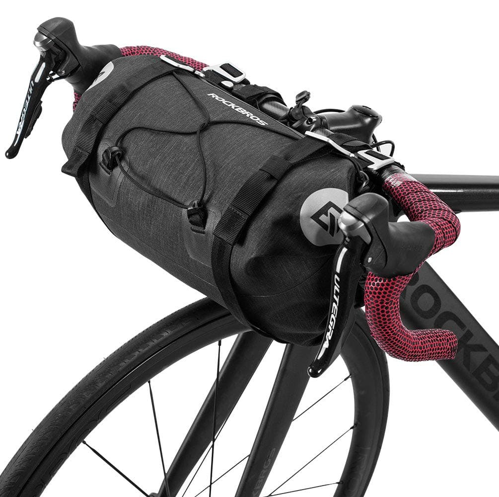 Bikepacking Bike Handlebar Bag 7L-14L Waterproof Large Dry Pack Bicycle Front Bag Roll for MTB Mountain Road Drop-bar Bikes Bar