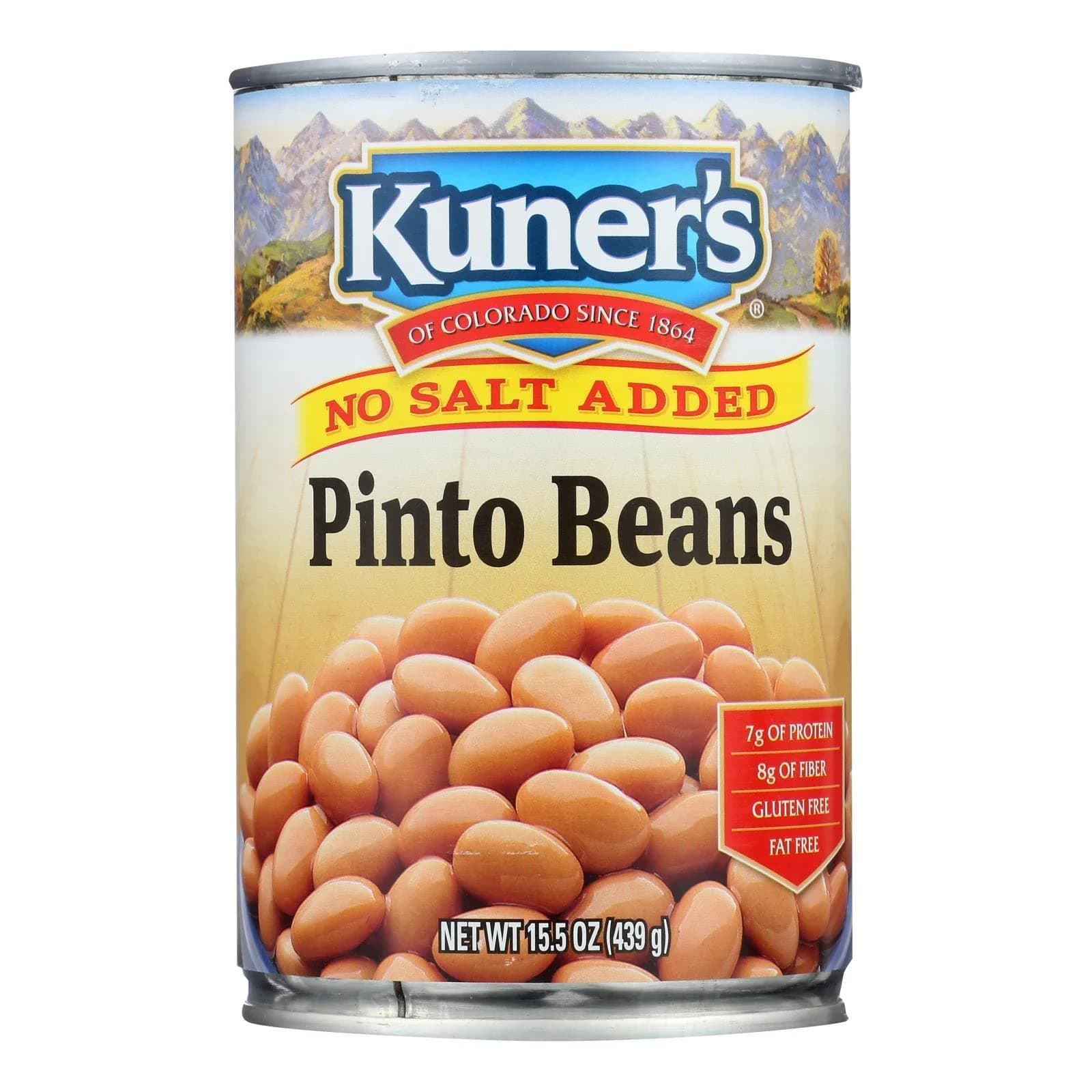 Kuners Bean Pinto No Salt, 15 oz