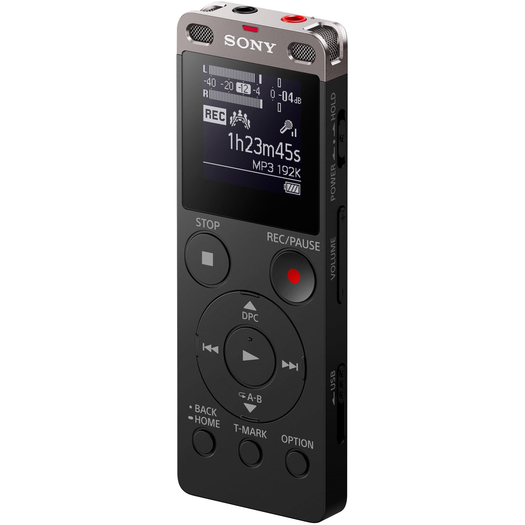 Sony ICDUX560BLK Digital Voice Recorder 1" Black