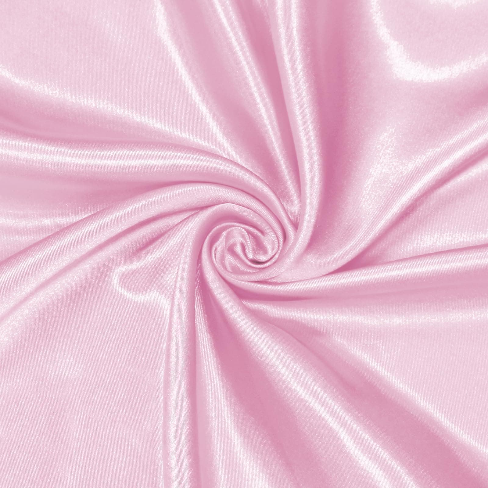 Homiest Pink Satin Fabric by The Yard, 1 Yard x 58 Inch Charmeuse Satin Fabric Silky & Shiny Cloth Fabric, Smooth Bridal Satin Fabric for Wedding Dress, Clothing Making, DIY Crafts, Sewing