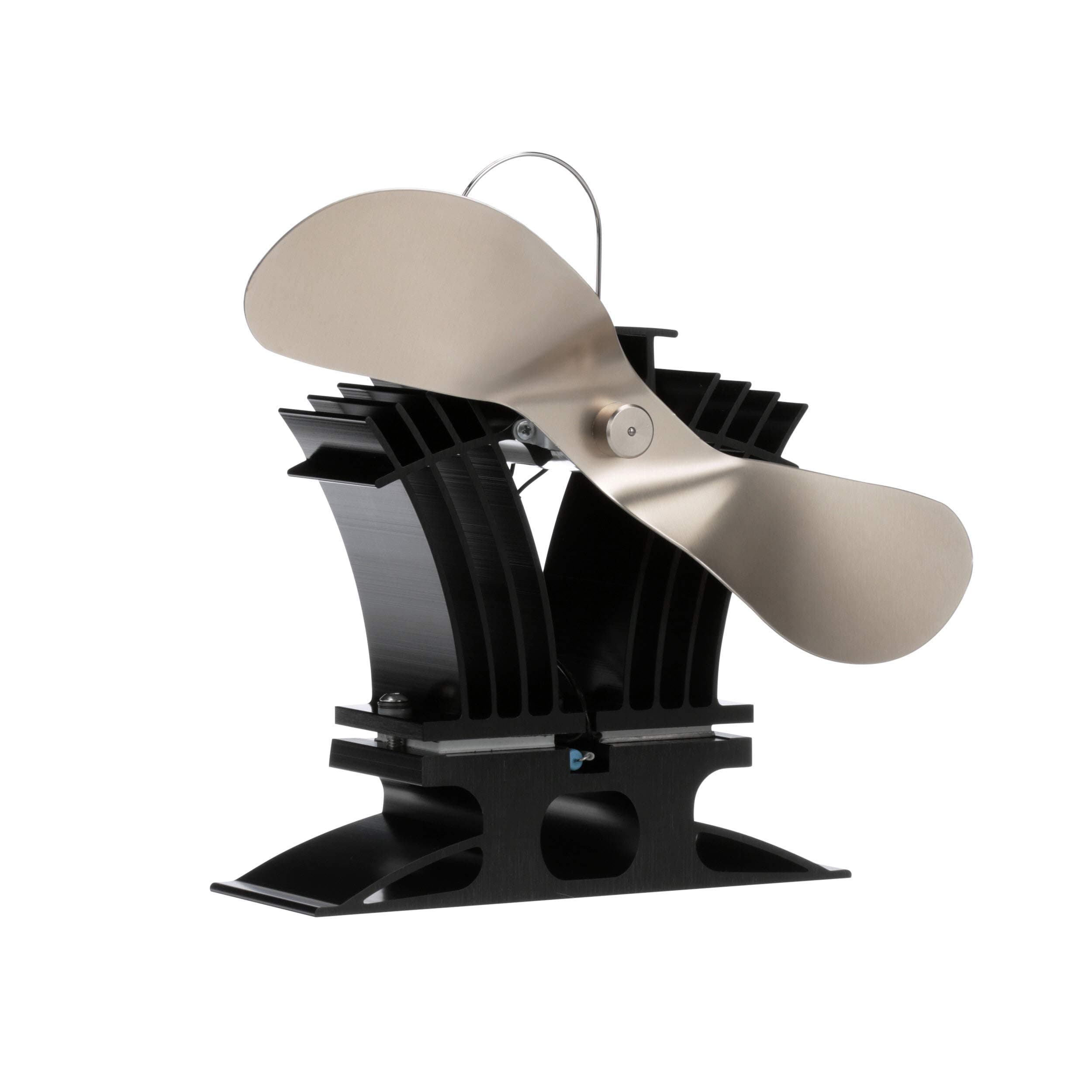 Ecofan 806CAKBX Heat Powered Wood Stove Fan, Nickel, Bilingual, 9"Blade