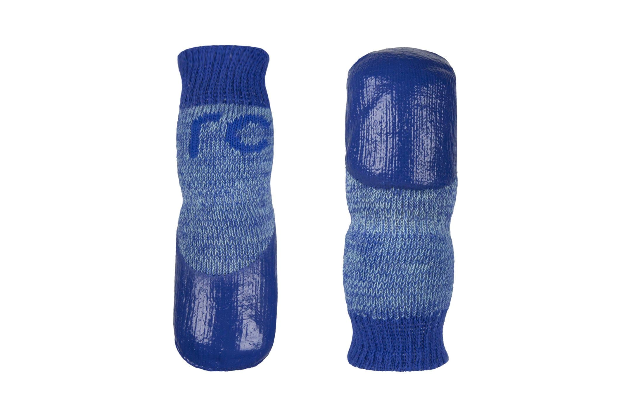 RC Pet Products Sport PAWks Dog Socks, Paw Protection, X-Small, Blue Heather