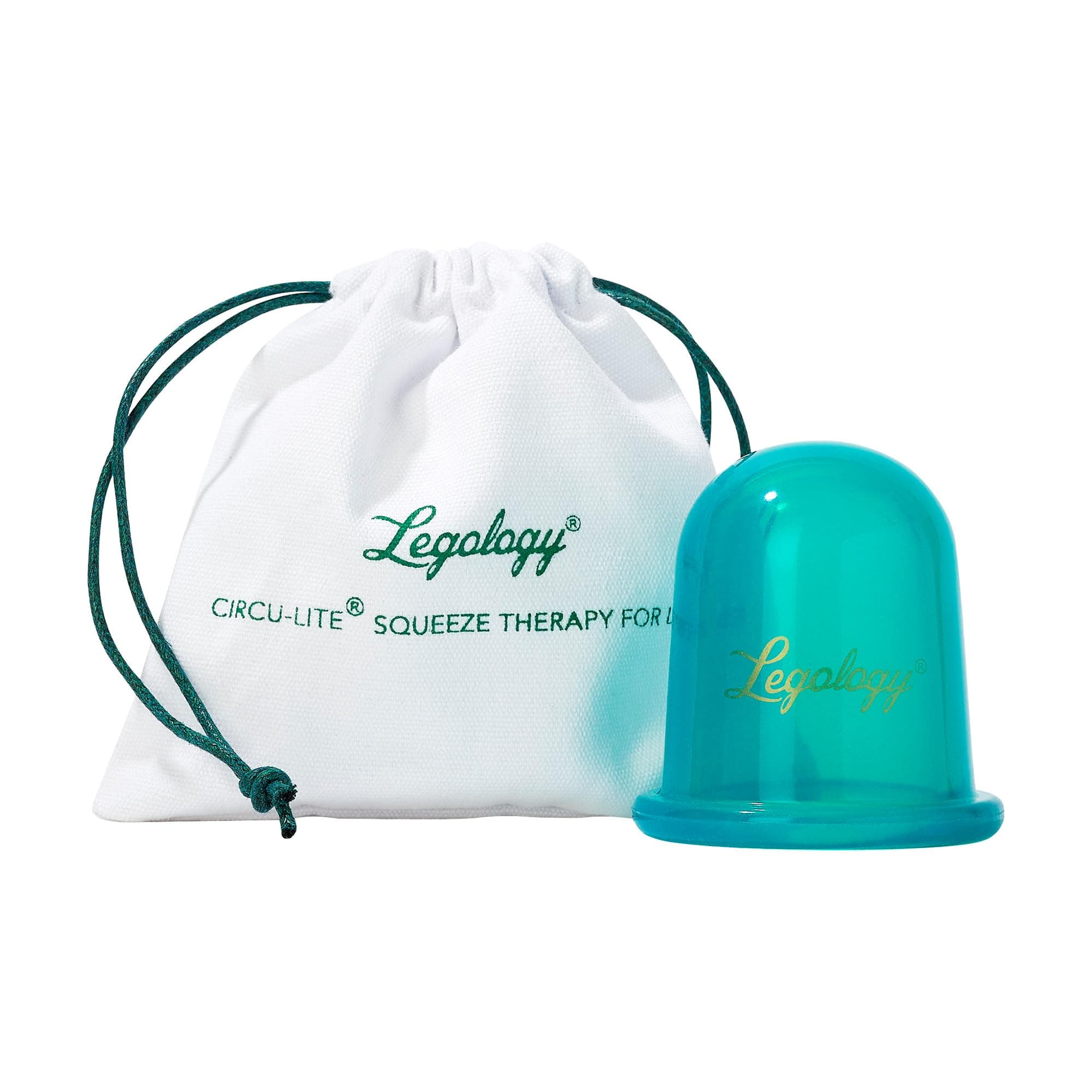 Legology Cellulite Cup, Circu-Lite Squeeze Therapy For Legs - Promotes Deep Drainage, Circulation, Skin Firmness, Tone & Cellulite Reduction