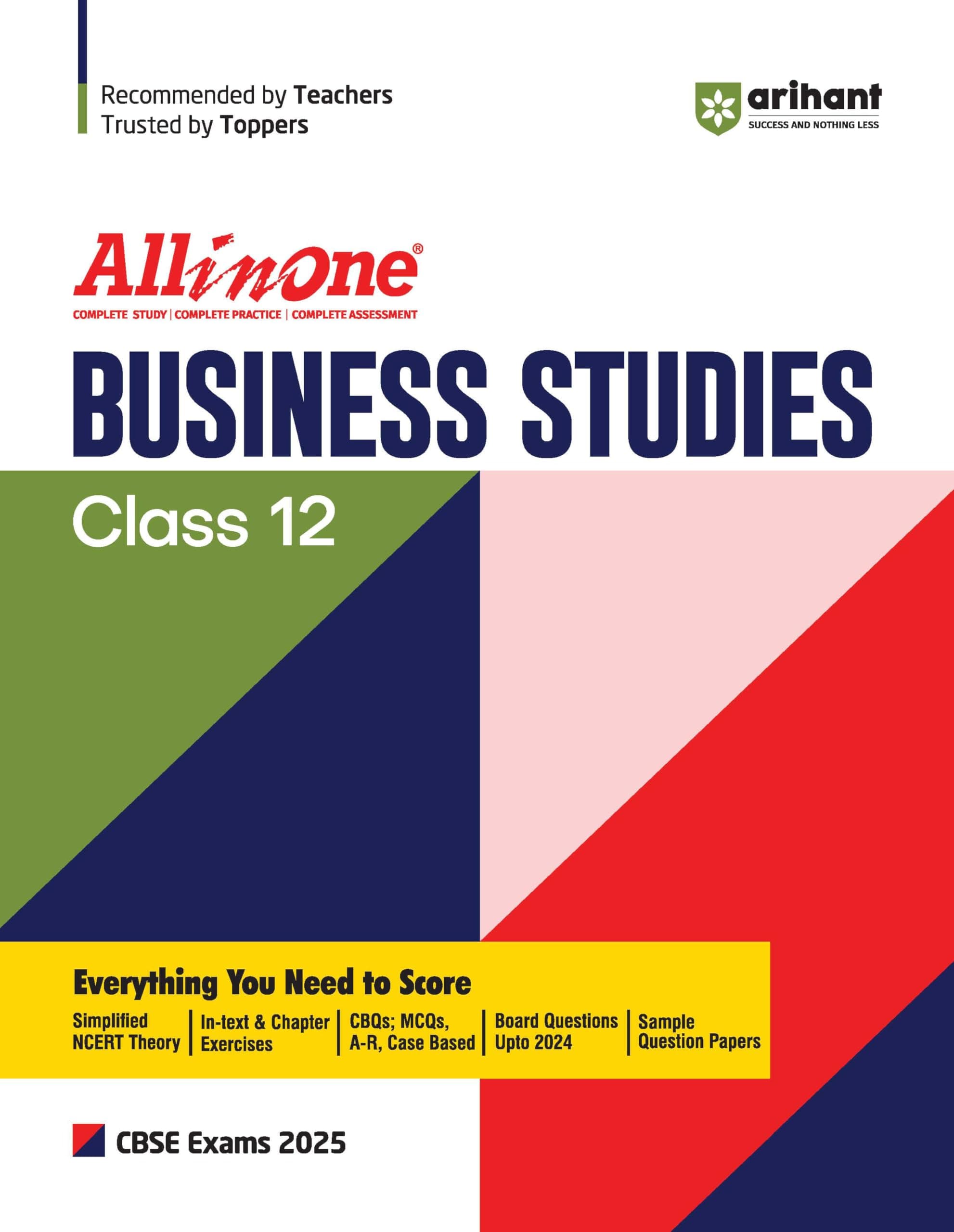 (Old Edition) All In One Business Studies Class 12th Based On Latest NCERT For CBSE Exams 2025