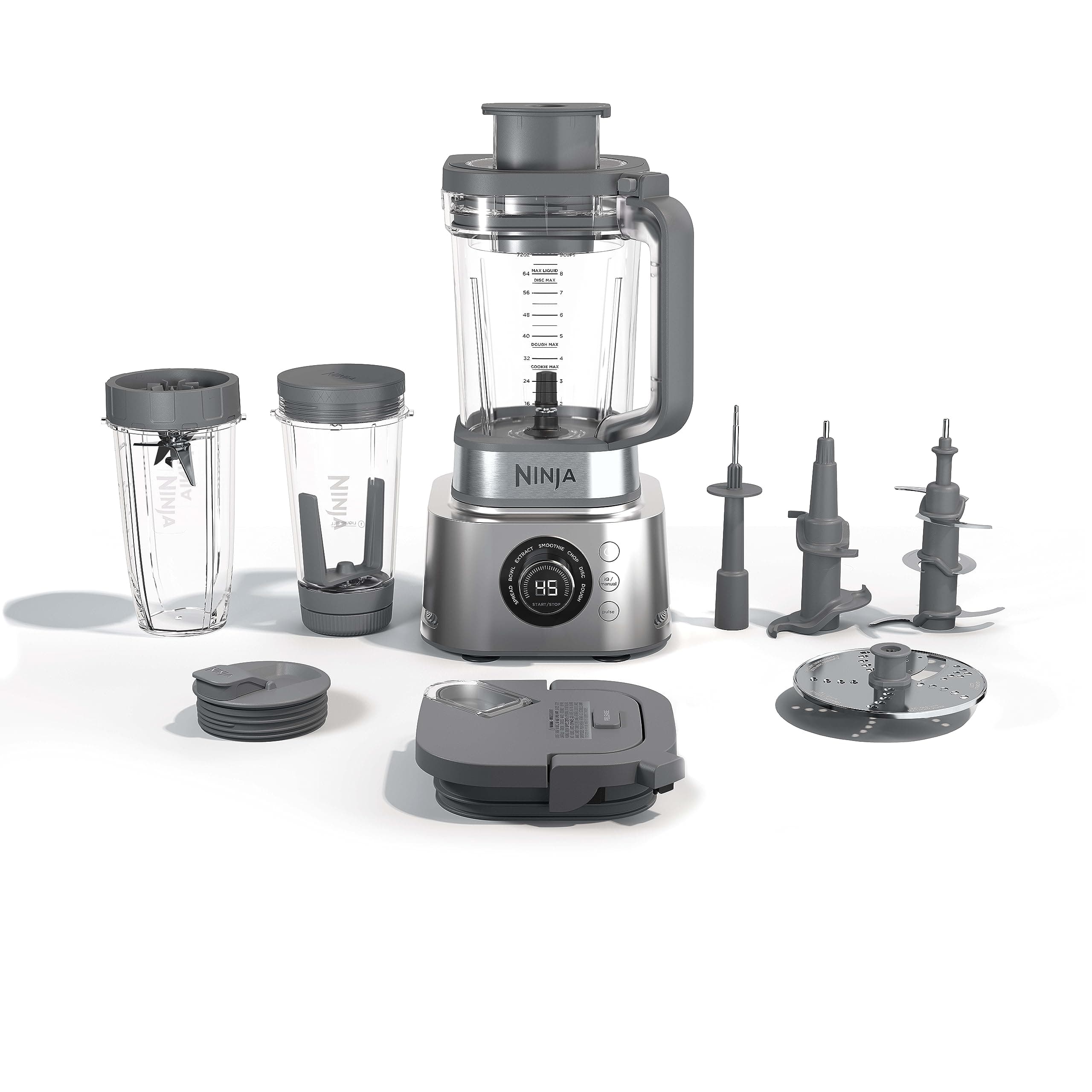 Foodi Power Blender 4-in-1, PowerMix, Mix, Crush & Blend, 2.1L, 1200W, Silver, CB400ME, 2 Years Warranty