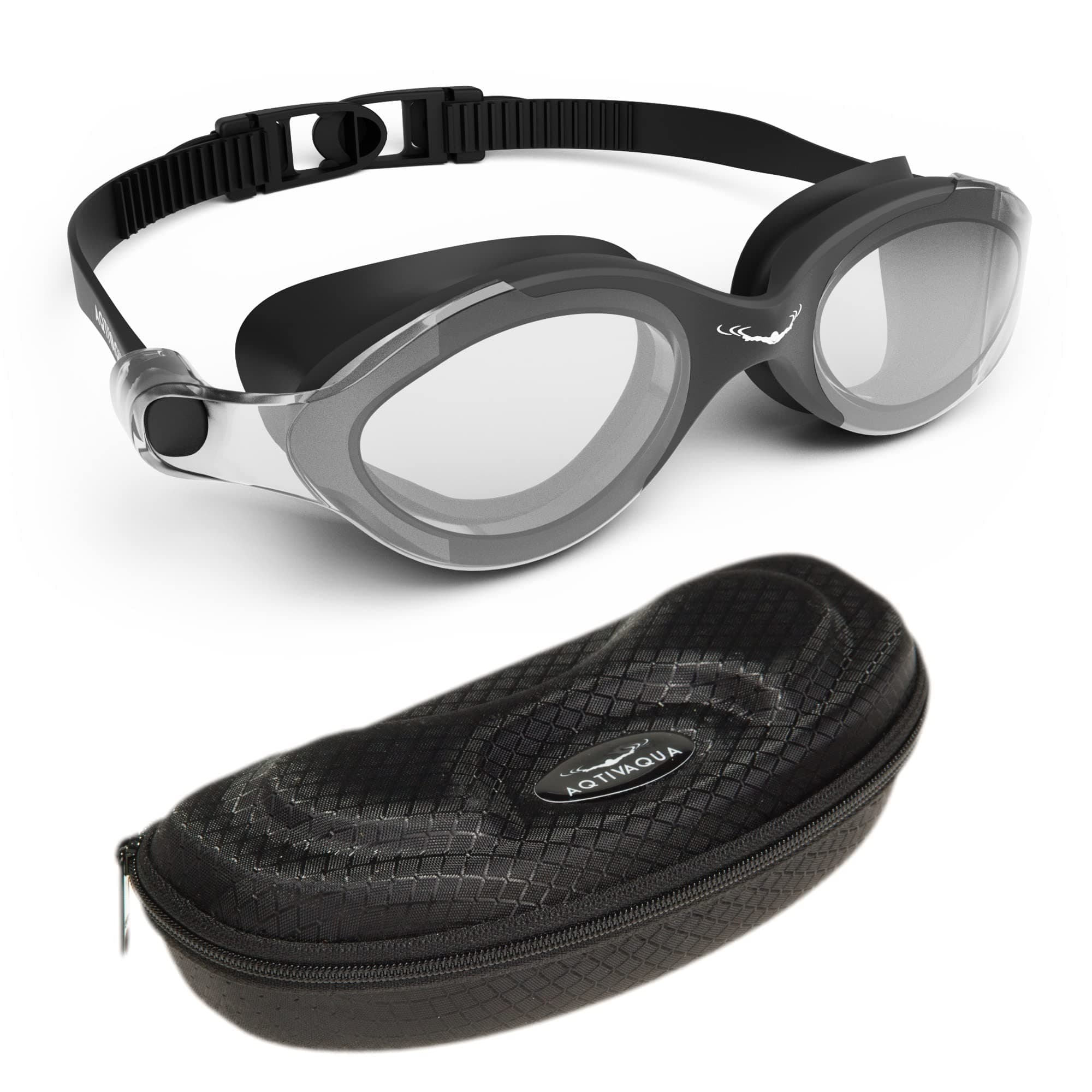 AqtivAquaSwimming Goggles, SX Wide View Swim Goggles for Adult Men Women, Anti Fog No Leaking
