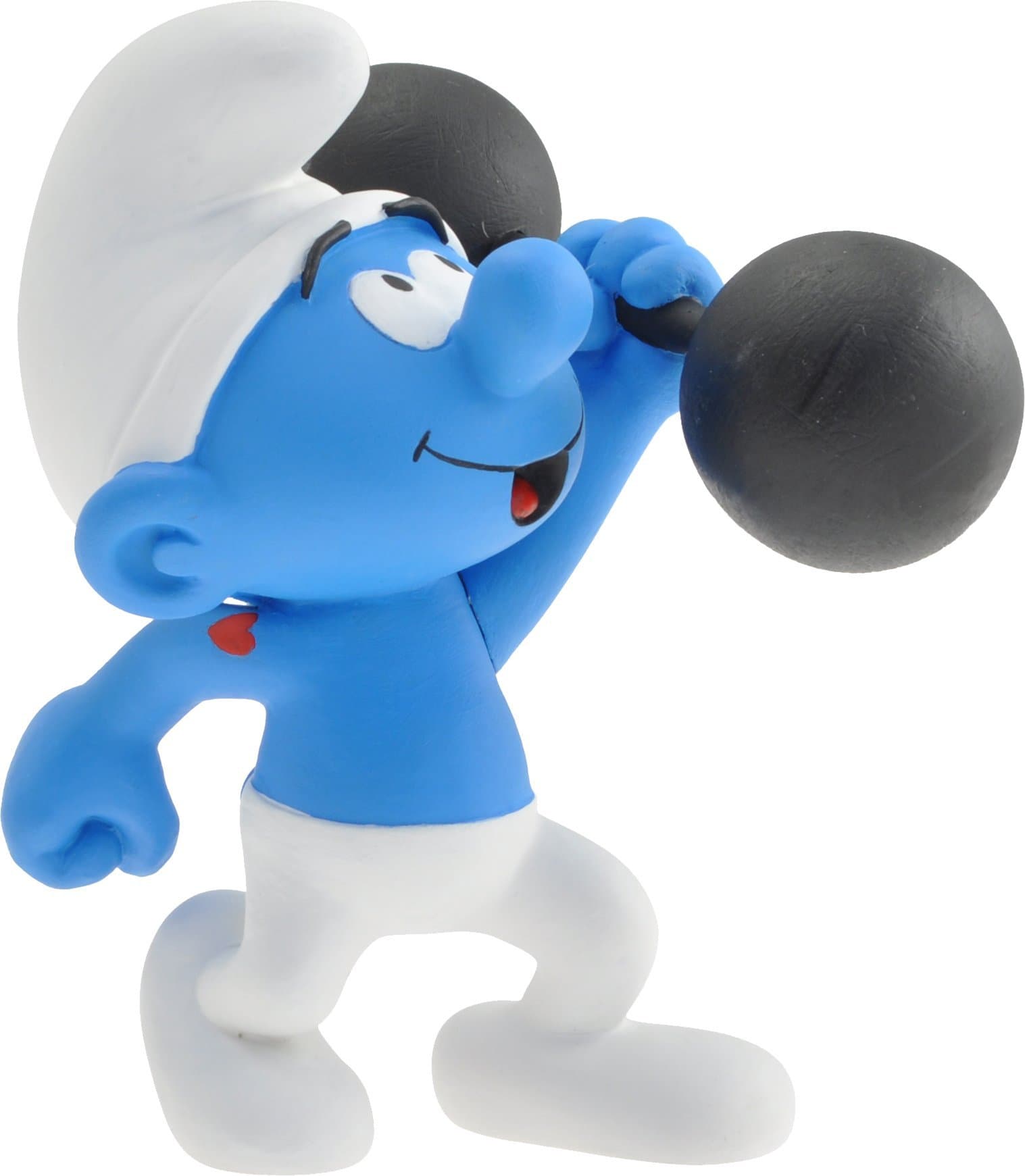 Plastoy 169 - Smurf Dumbbells Statue - Collectoys