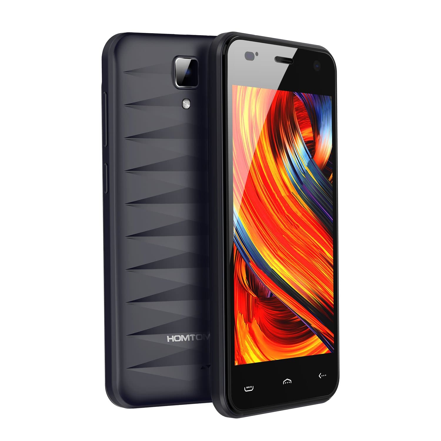 Unlocked Smartphone, HOMTOM HT26 Android 7.0 4G Mobile Phone 4.5 inch MTK6737 1.3 GHz Quad-core Phones with 1GB RAM+8GB ROM 2MP 5MP Camera Mobile Phone 2300mAh Battery OTG OTA GPS