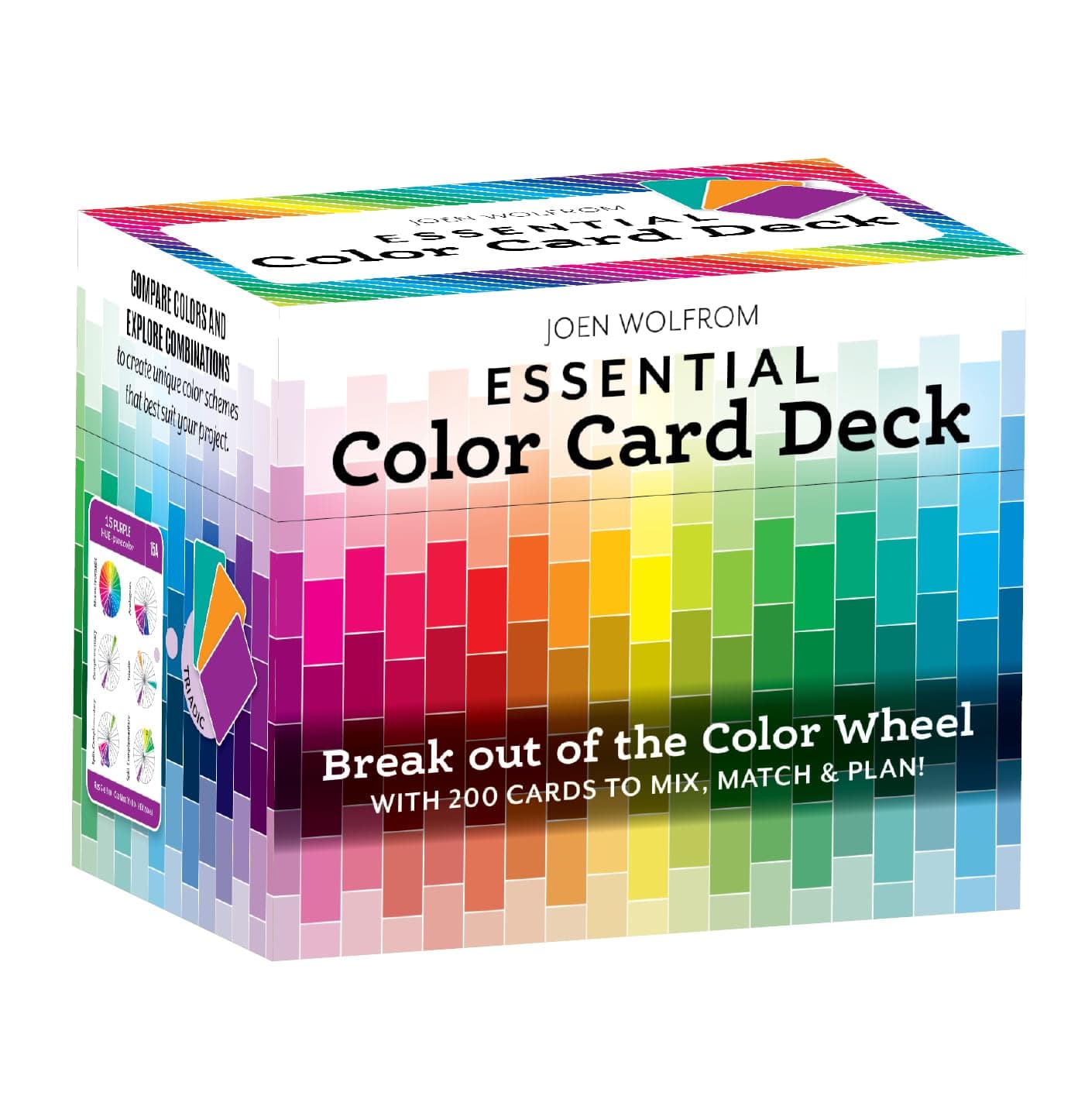 Essential Color Card Deck: Break out the color wheel with 200 cards to mix, match & plan! Includes hues, tints, tones, shades & values