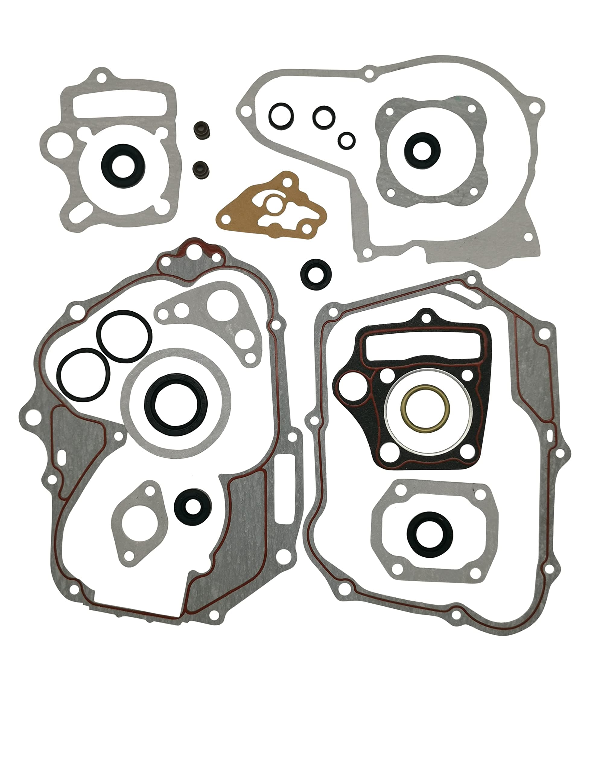 YAMAKATO Gasket Set for Chinese 110cc 125cc Honda Engine Coleman Coolester SSR Apollo TAO ATV Dirt Bike Go Kart Quad 4 Wheeler Dune Buggy 1P54FMI