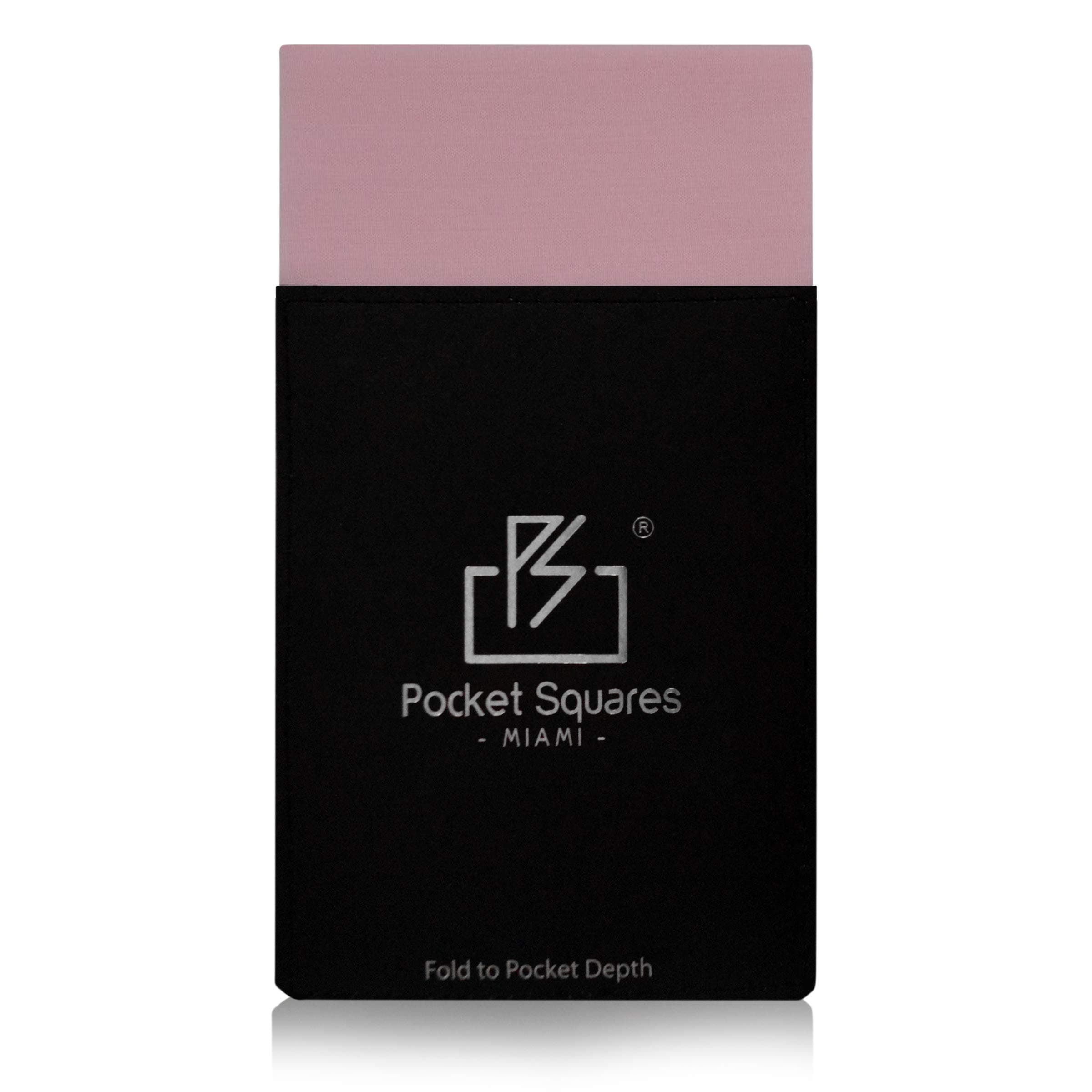 Pocket Squares Miami, Prefolded Cotton Presidential Collection 3¾ x 6½