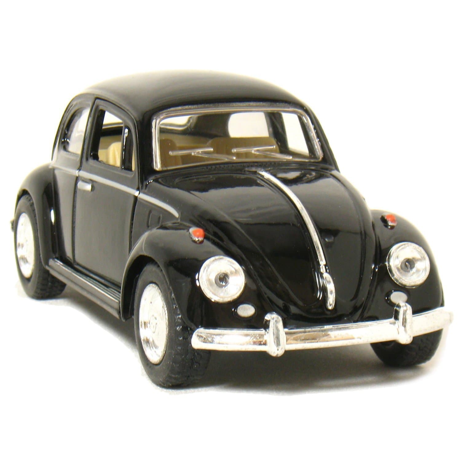 Kinsmart 5" 1967 Volkswagen Classic Beetle 1:32 Scale (Black) by