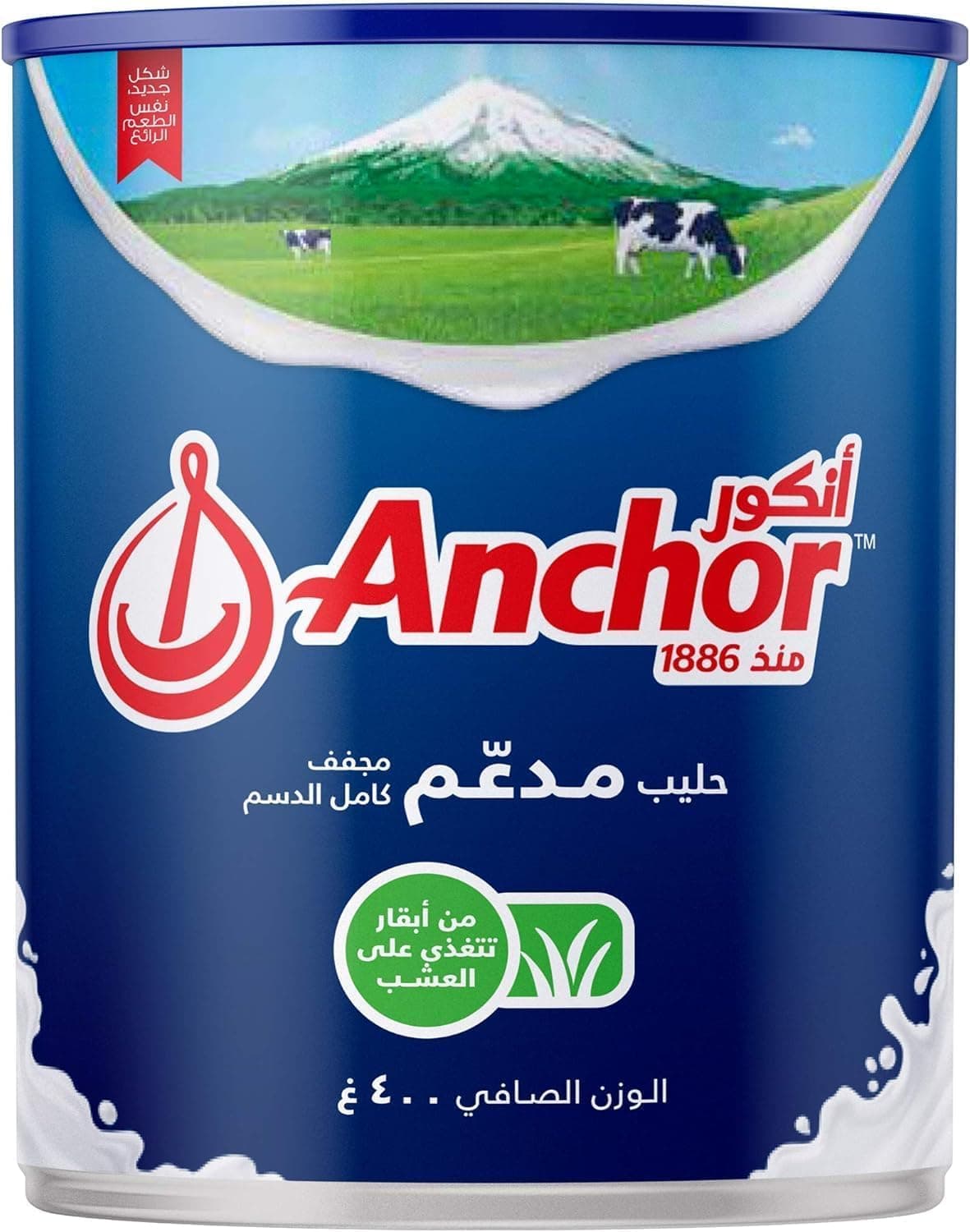 Anchor Fortified Full Cream Milk Powder From Grass Fed Cows, 400 g (Tin)