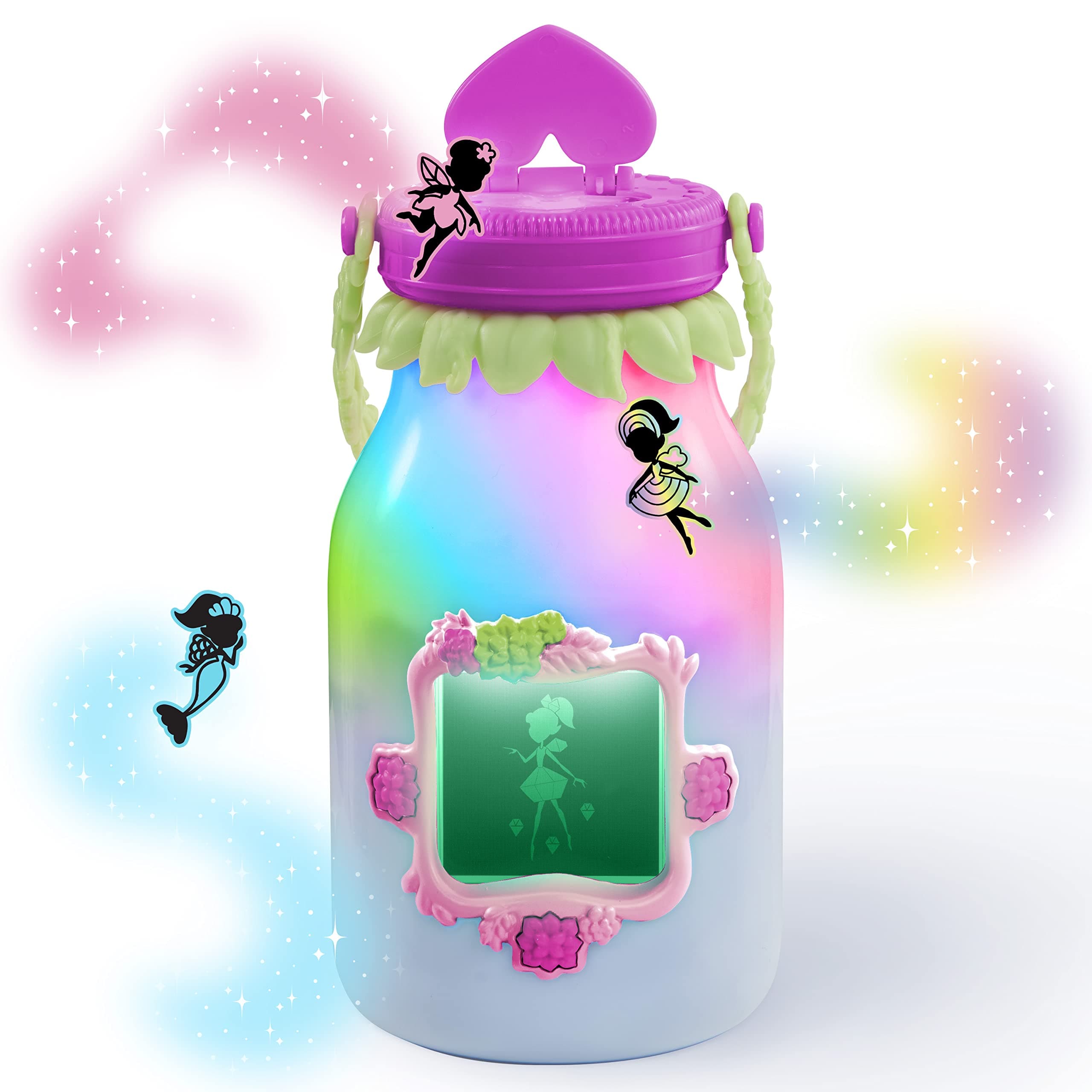 GOT2GLOW FAIRIESFinder - Electronic Fairy Jar Catches 30+ Virtual Fairies - Got to Glow in The Dark