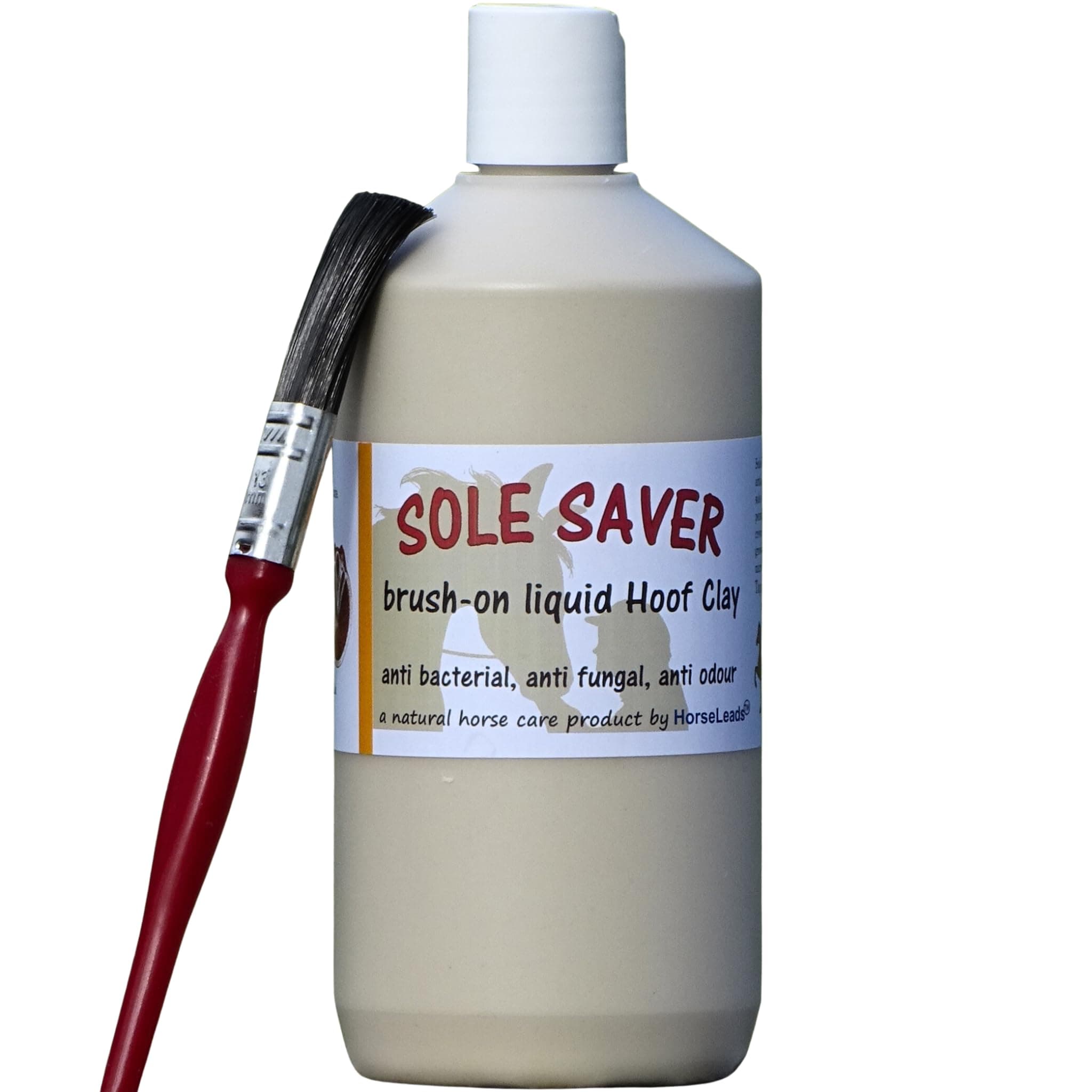 Sole Saver brush-on liquid Hoof Clay by Horse Leads, 1.1 kg