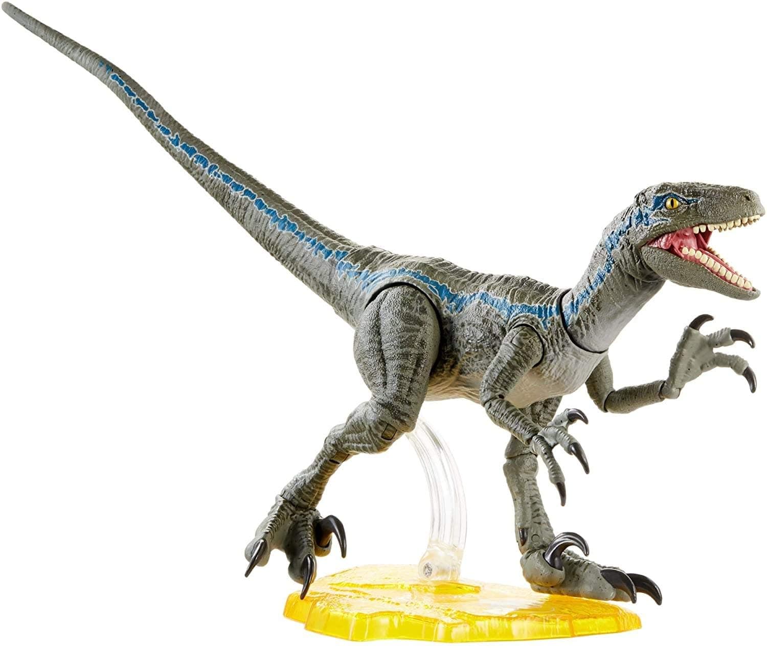 Velociraptor Blue 6" Action Figure with Stand - Ages 4+