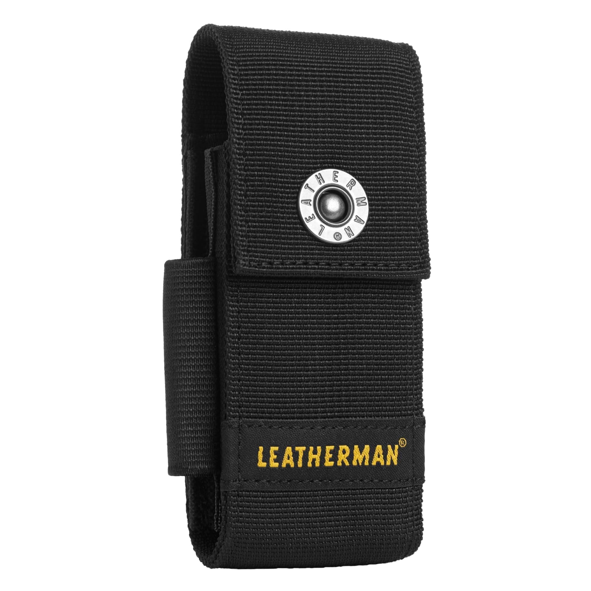 Nylon Sheath with Pockets - Holster for Charge, Crunch, Rebar, Rev, Skeletool, Wave & Wingman, Black, Large