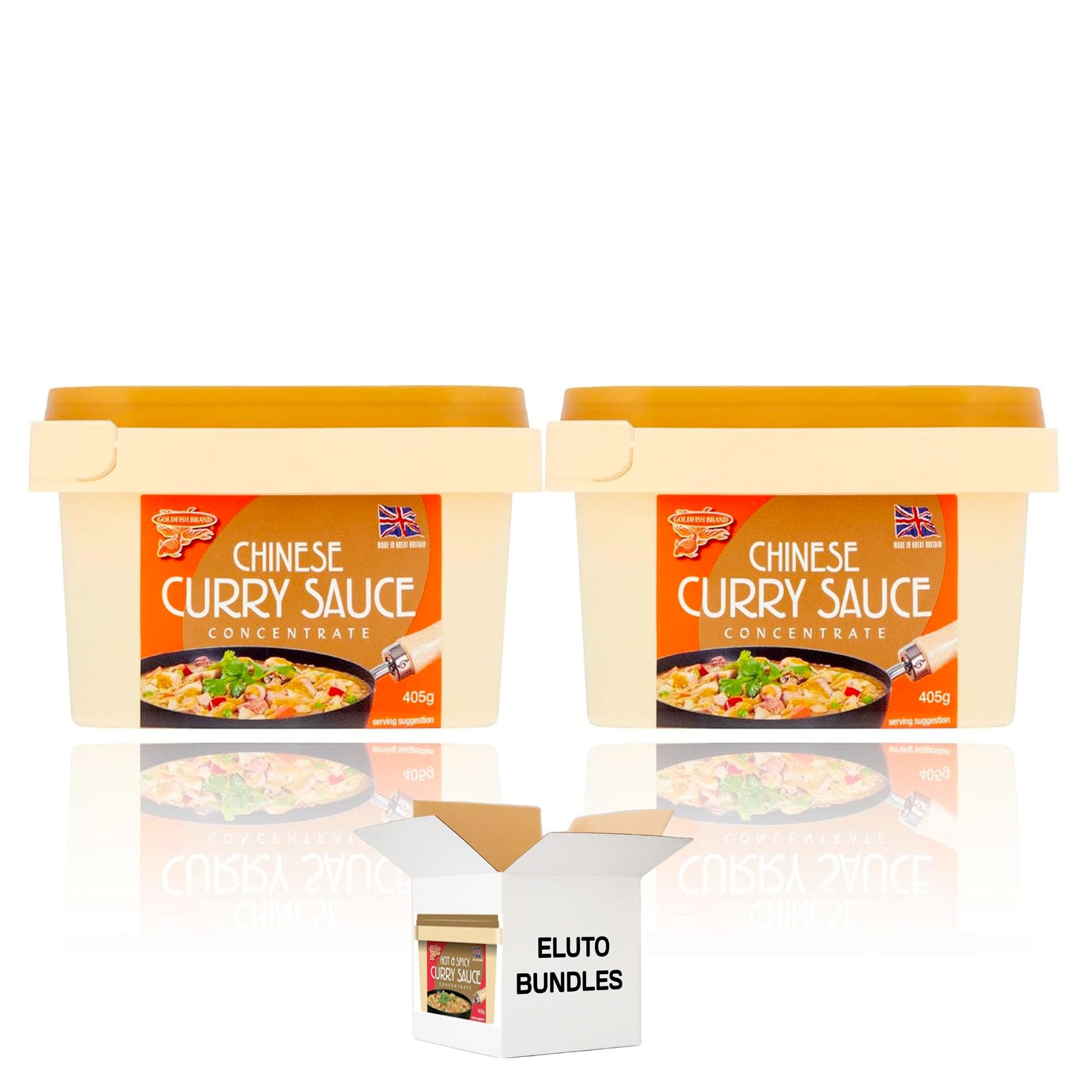 Chinese Curry Sauce Paste Concentrate Regular 405g - Pack of 2