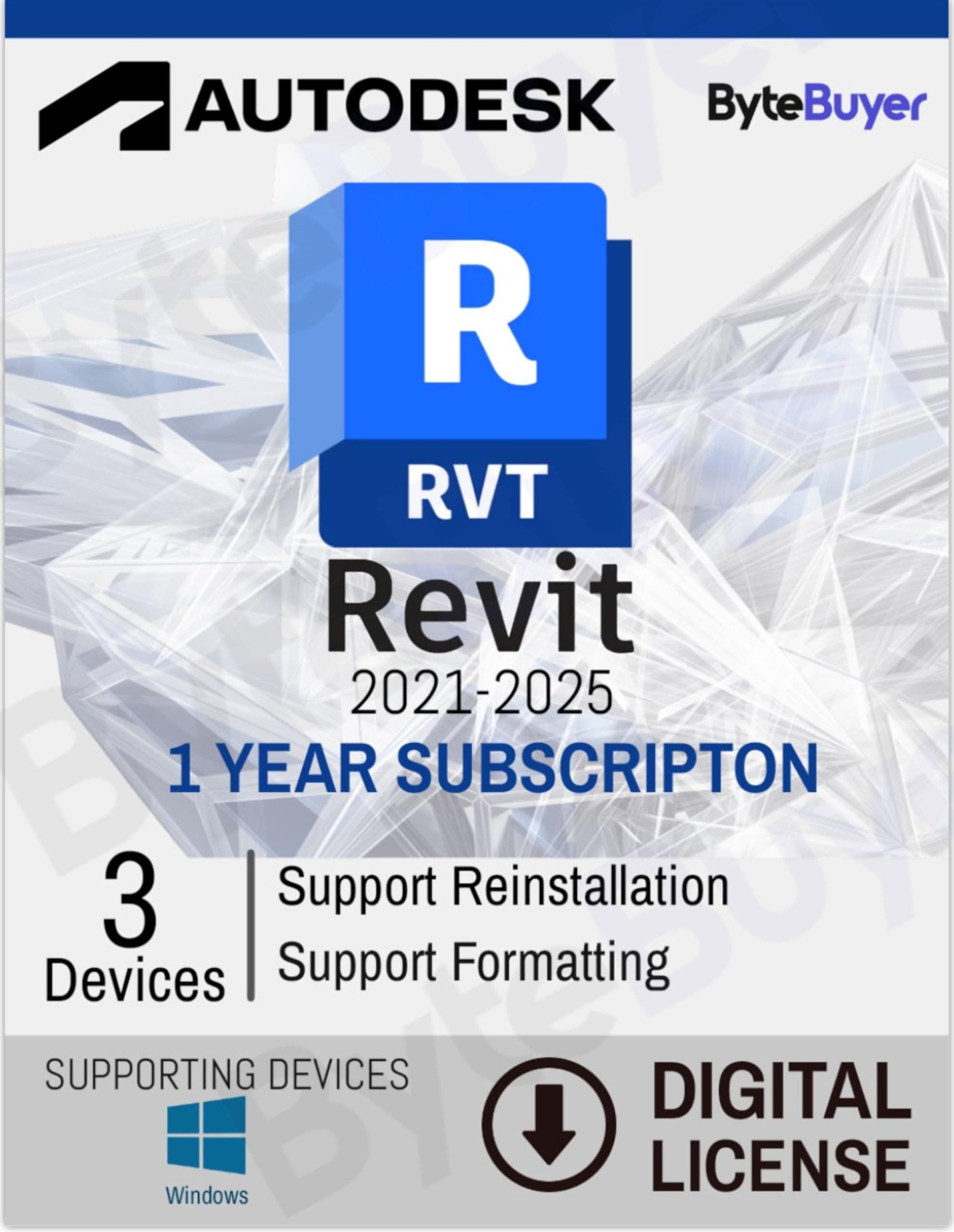 Reviit Software (Official License) for Windows - 2018 to 2025 All Versions (3 Device, 1 Year Subscription)