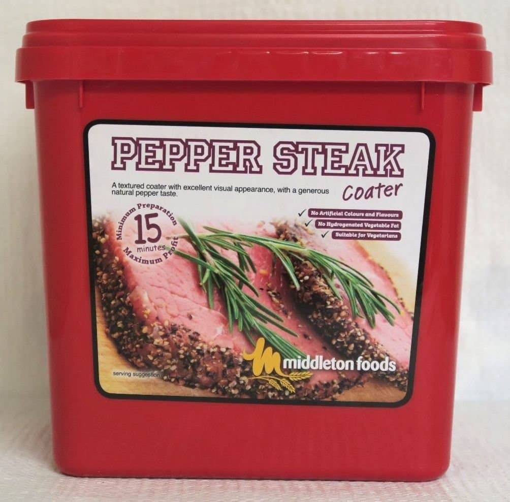 Middleton Foods Pepper Steak Meat Glaze Marinade Seasoning Mix 2.5kg