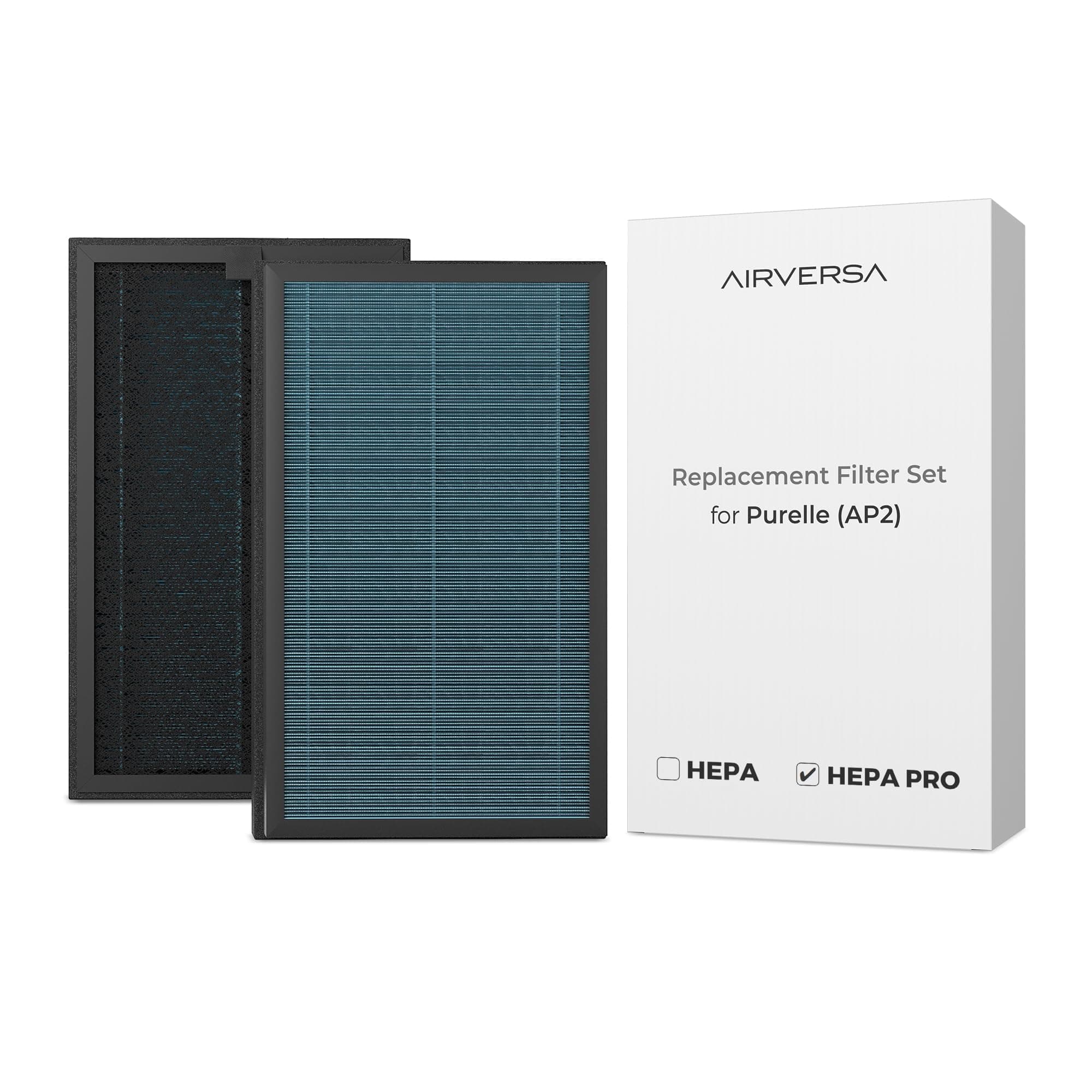 [Official] True HEPA Pro Replacement Filter (99.99%) - Only for Airversa AP2 Purelle - 3-Stage Filtration - Genuine Original Equipment Manufacturer Filters