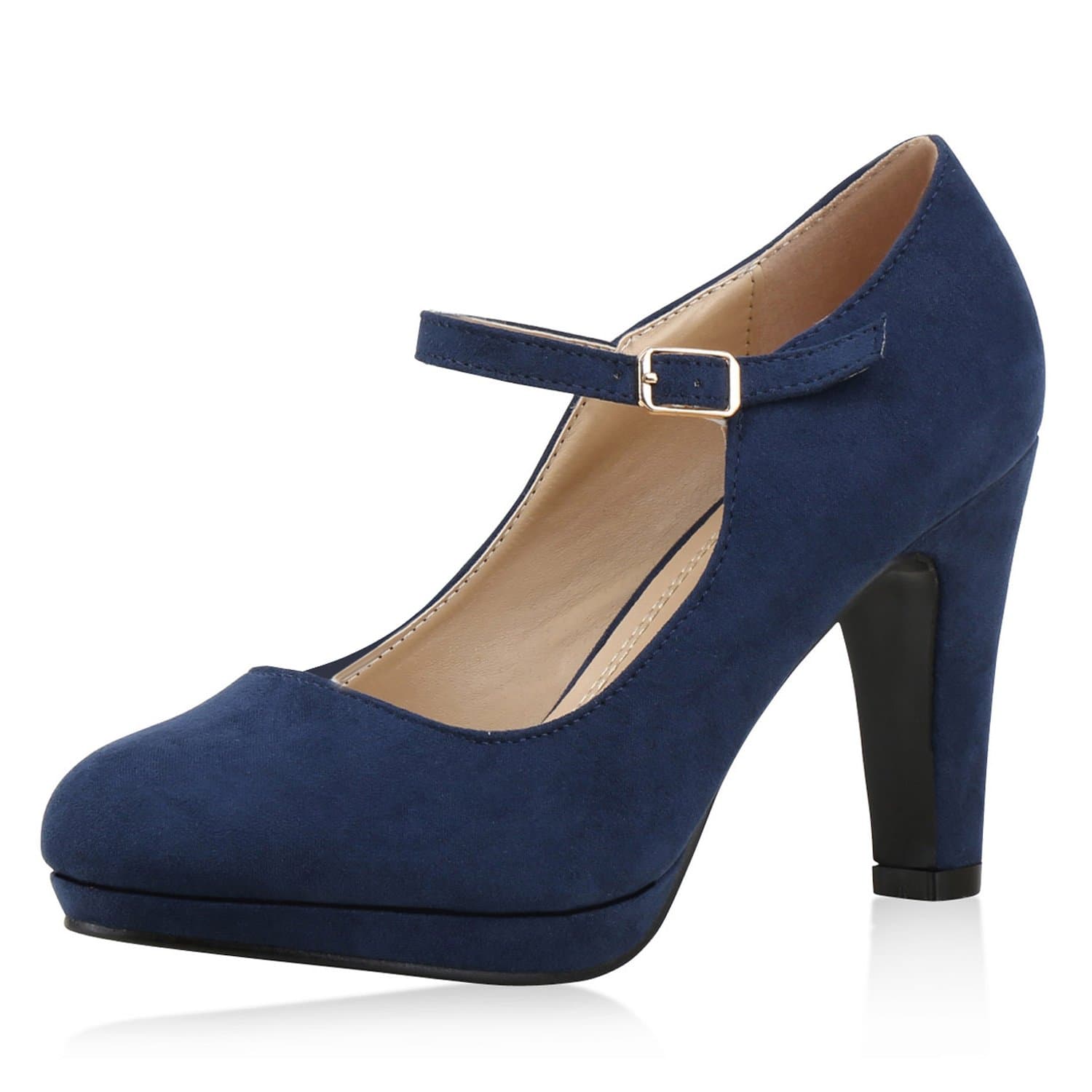 SCARPE VITA Women Pumps Mary Janes Platform Front